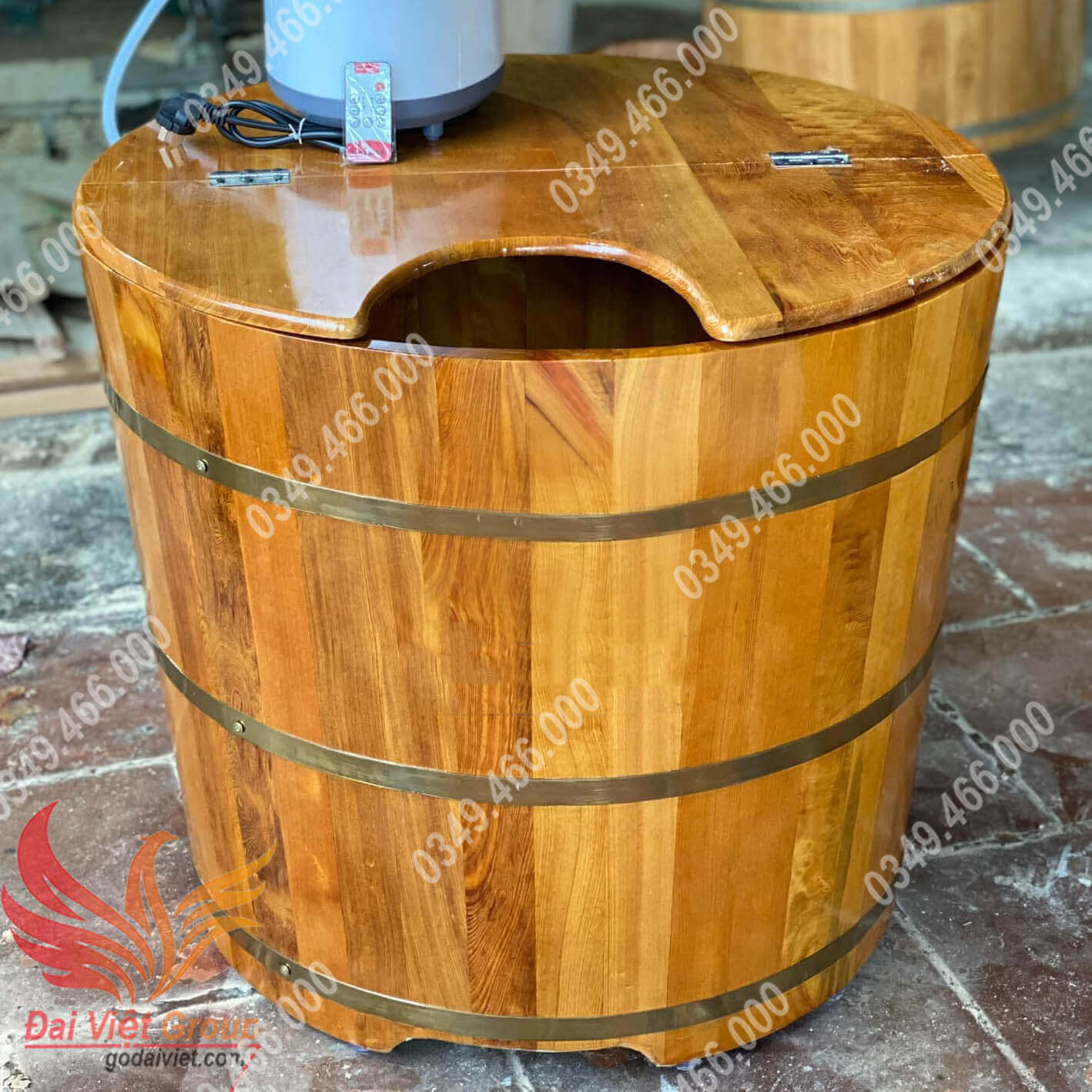 Bồn tắm gỗ xông hơi mini lợi ích và hạn chế