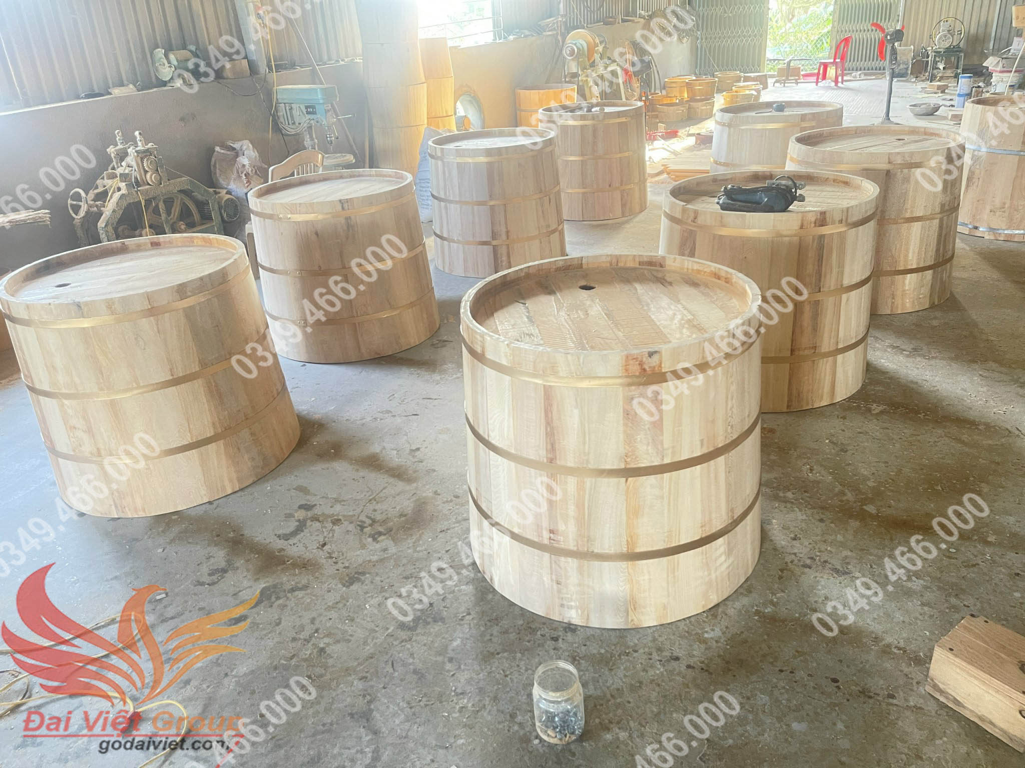 Bồn tắm tròn gỗ thông giá rẻ mua ở đâu chất lượng