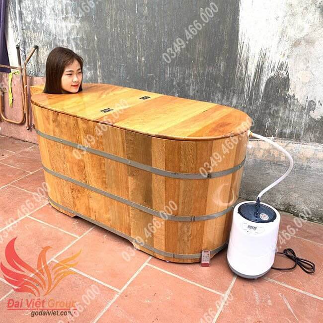 Cách sử dụng bồn tắm gỗ xông hơi tại nhà?
