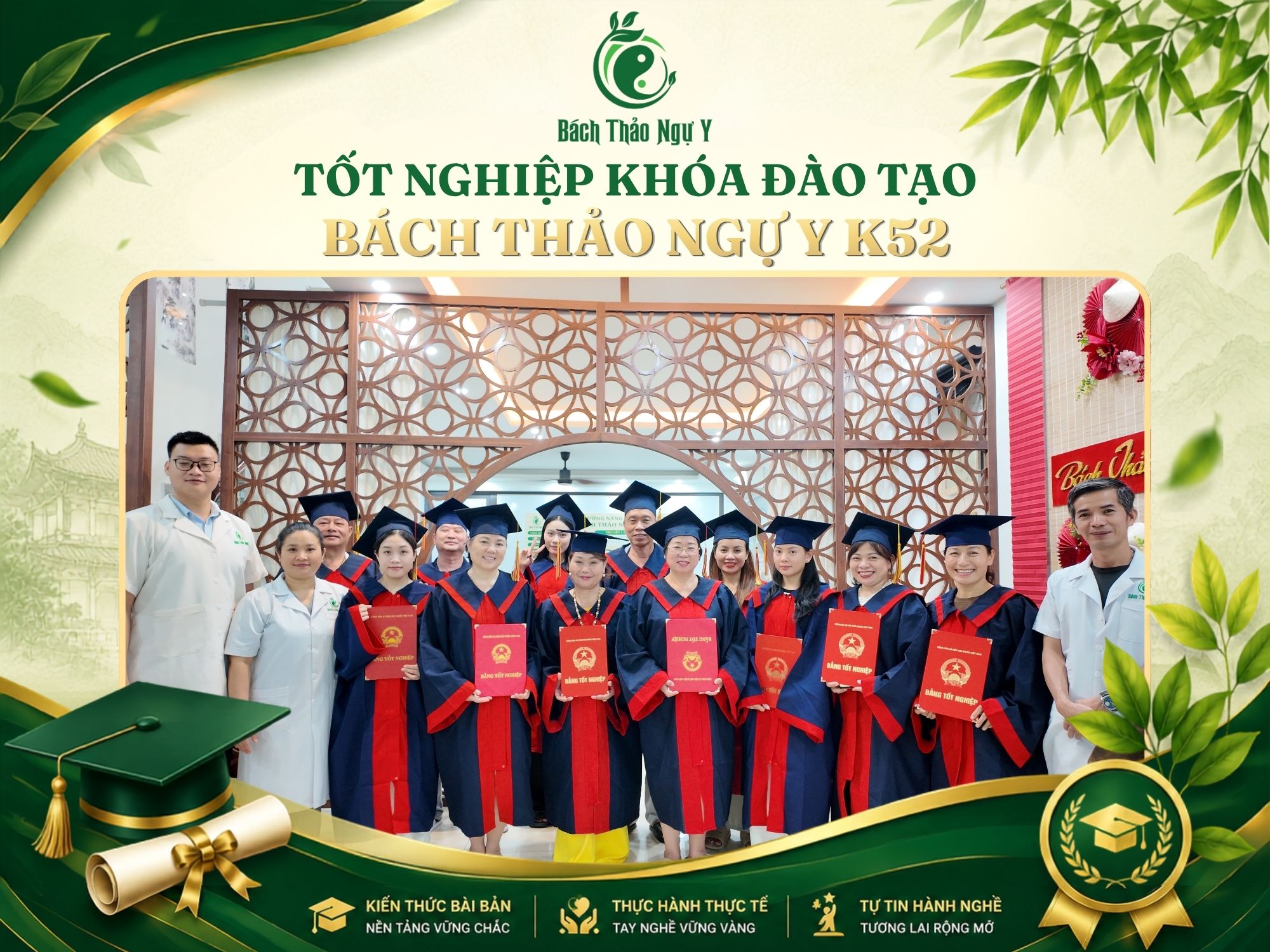 TỐT NGHIỆP BÁCH THẢO NGỰ Y K52