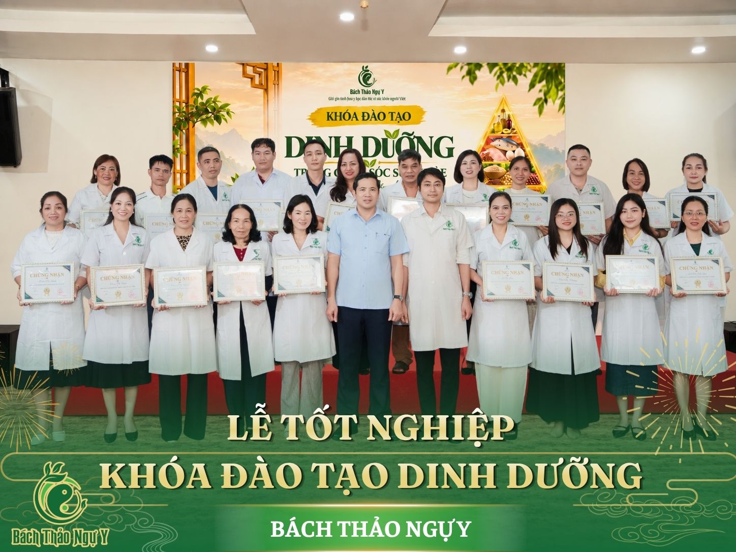 🎓 LỄ TỐT NGHIỆP KHÓA ĐÀO TẠO DINH DƯỠNG – BÁCH THẢO NGỰ Y