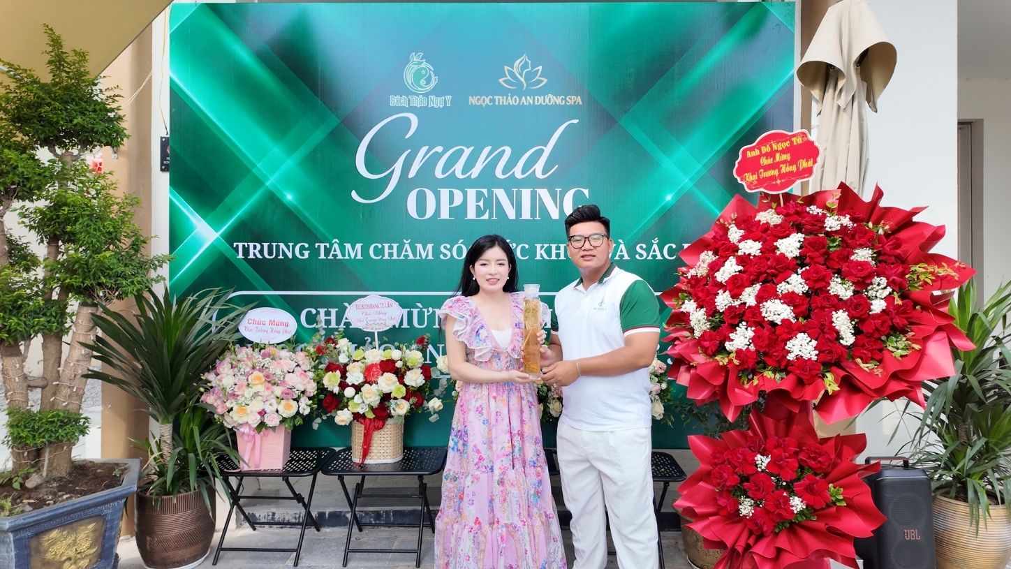 🎉 KHAI TRƯƠNG BÁCH THẢO NGỰ Y – NGỌC THẢO AN DƯỠNG SPA 🎉