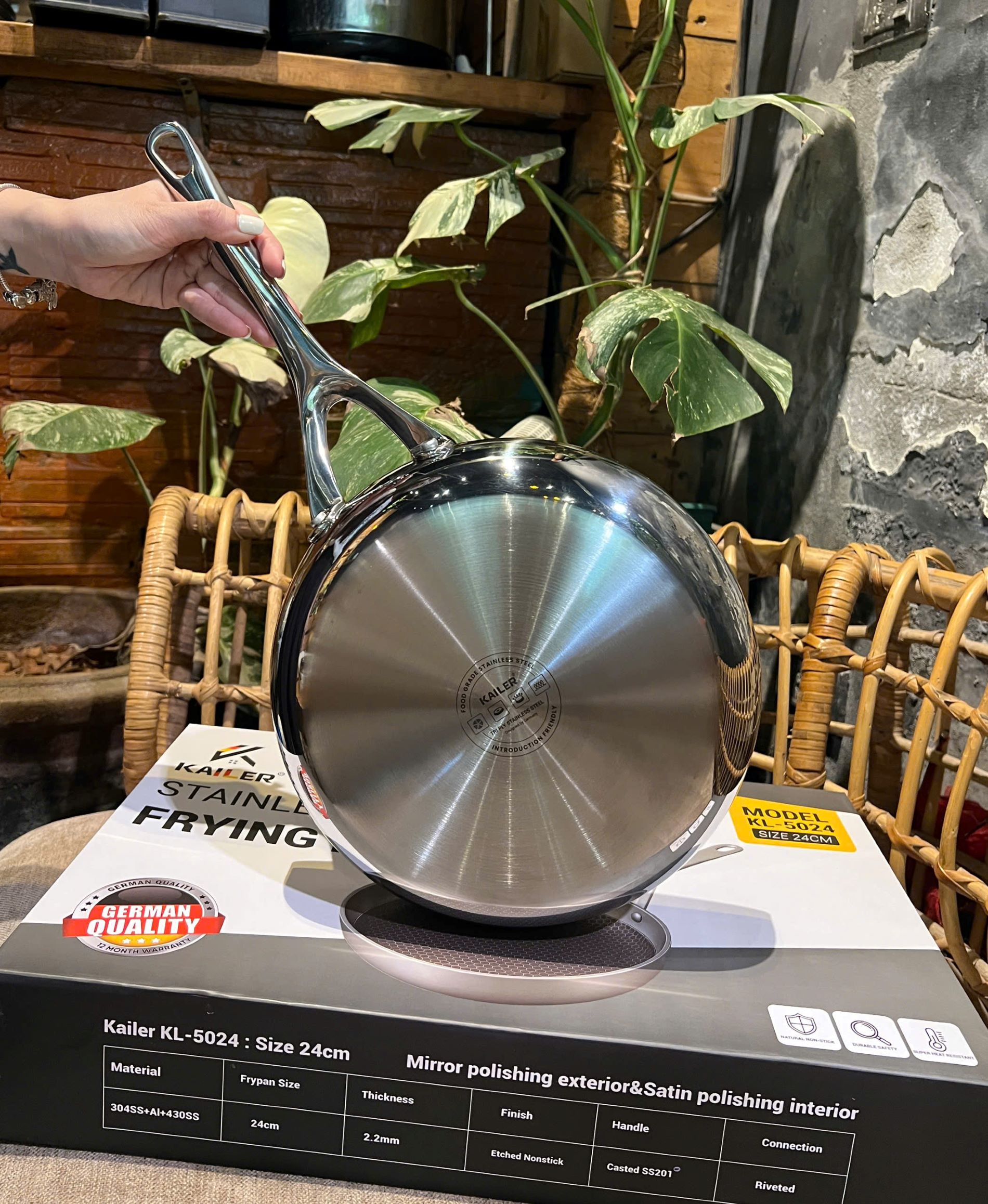 Chảo chống dính QuanTanium Model KL-5028