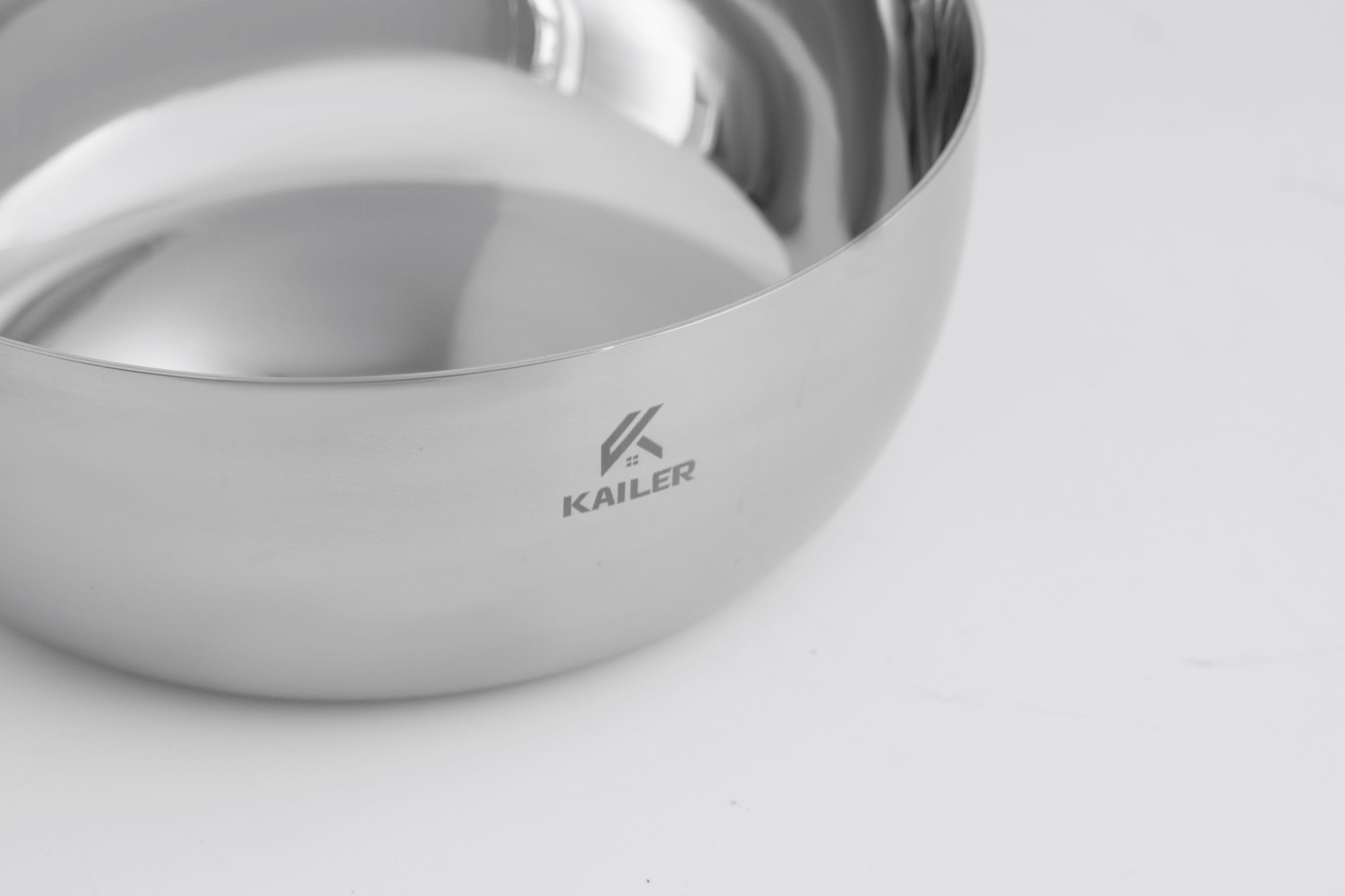 Chảo sâu lòng inox Kailer size 22cm (20c/t), KL-2208