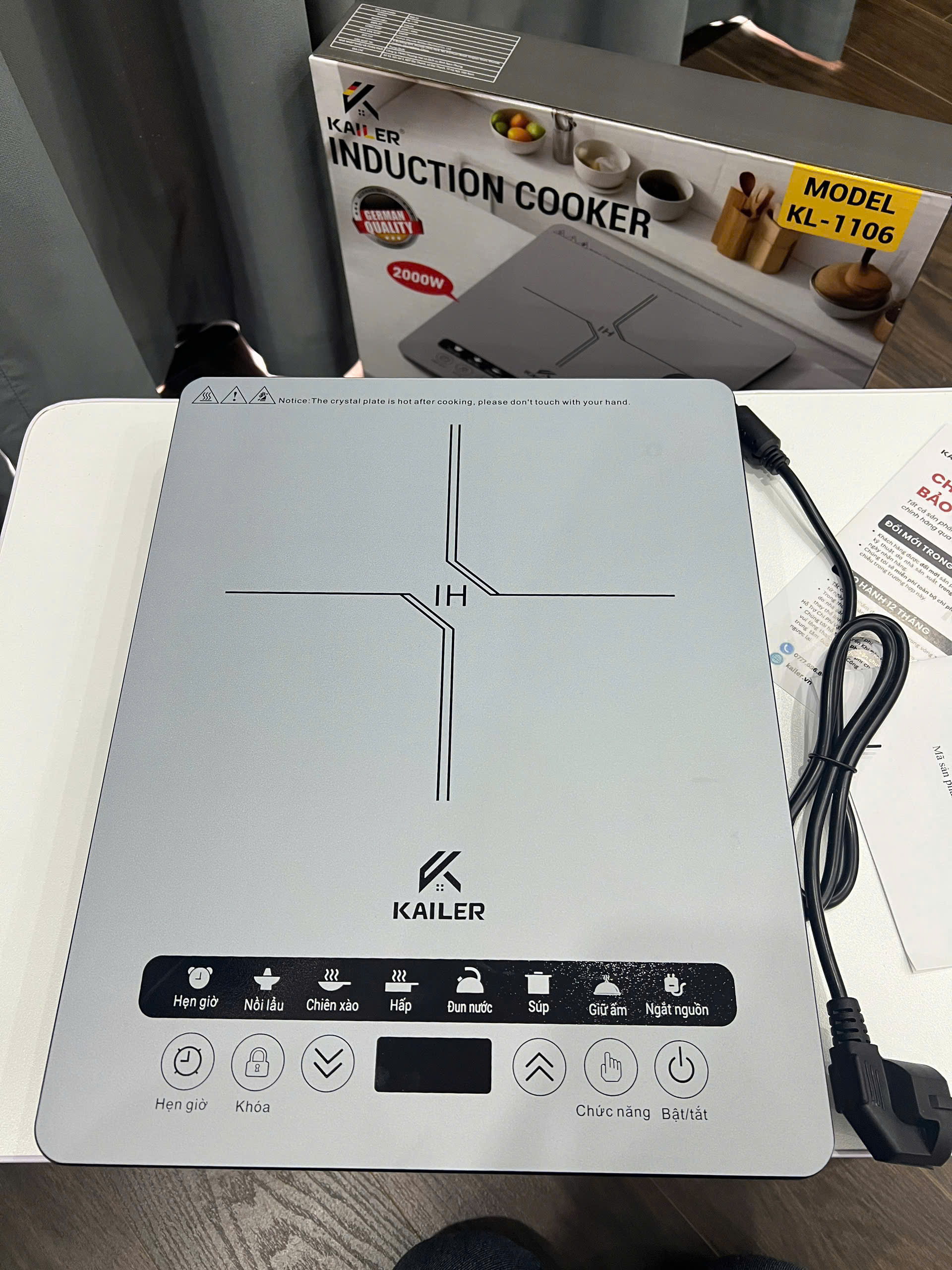 Bếp từ xanh KL-1106