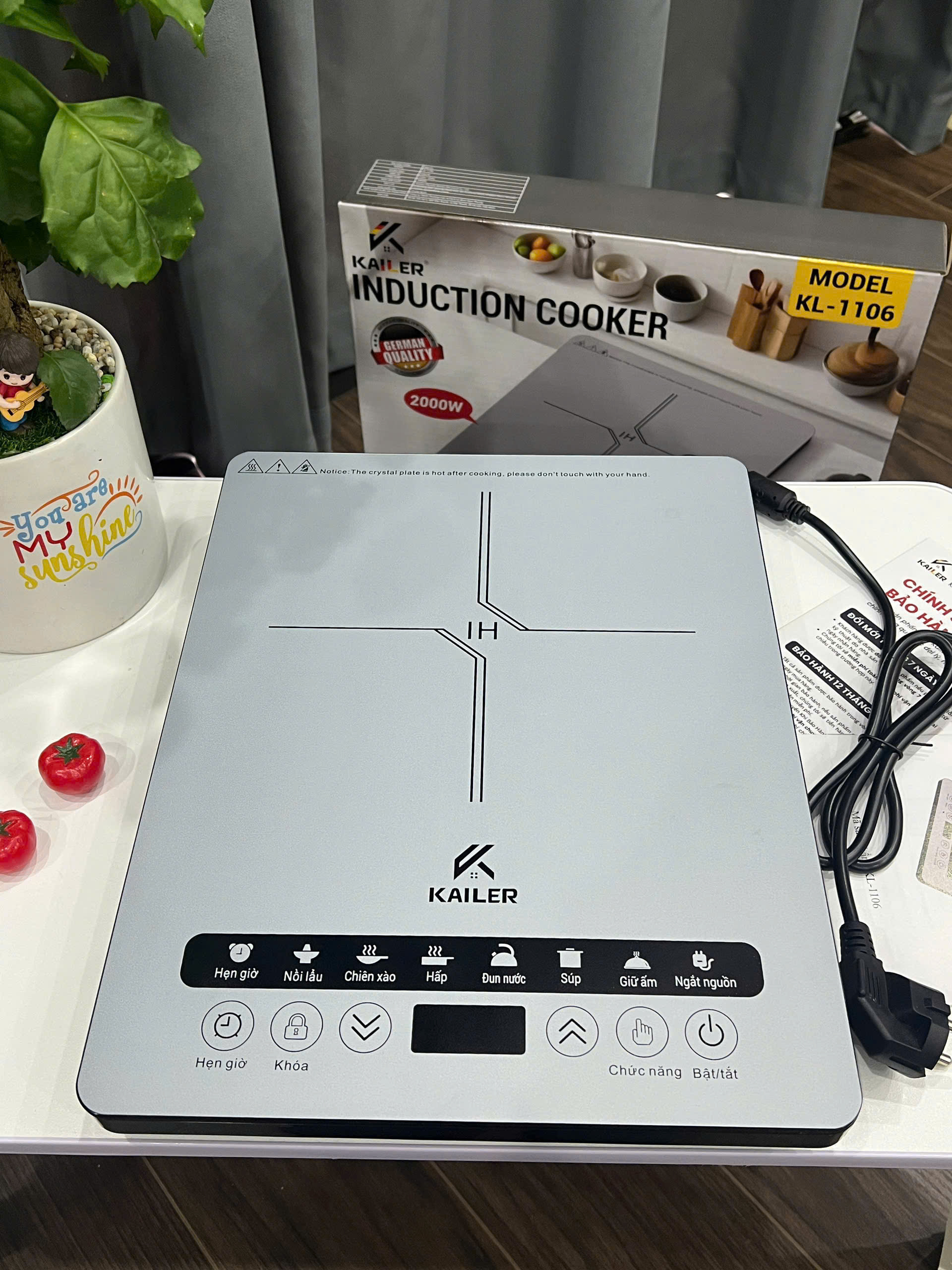 Bếp từ xanh KL-1106