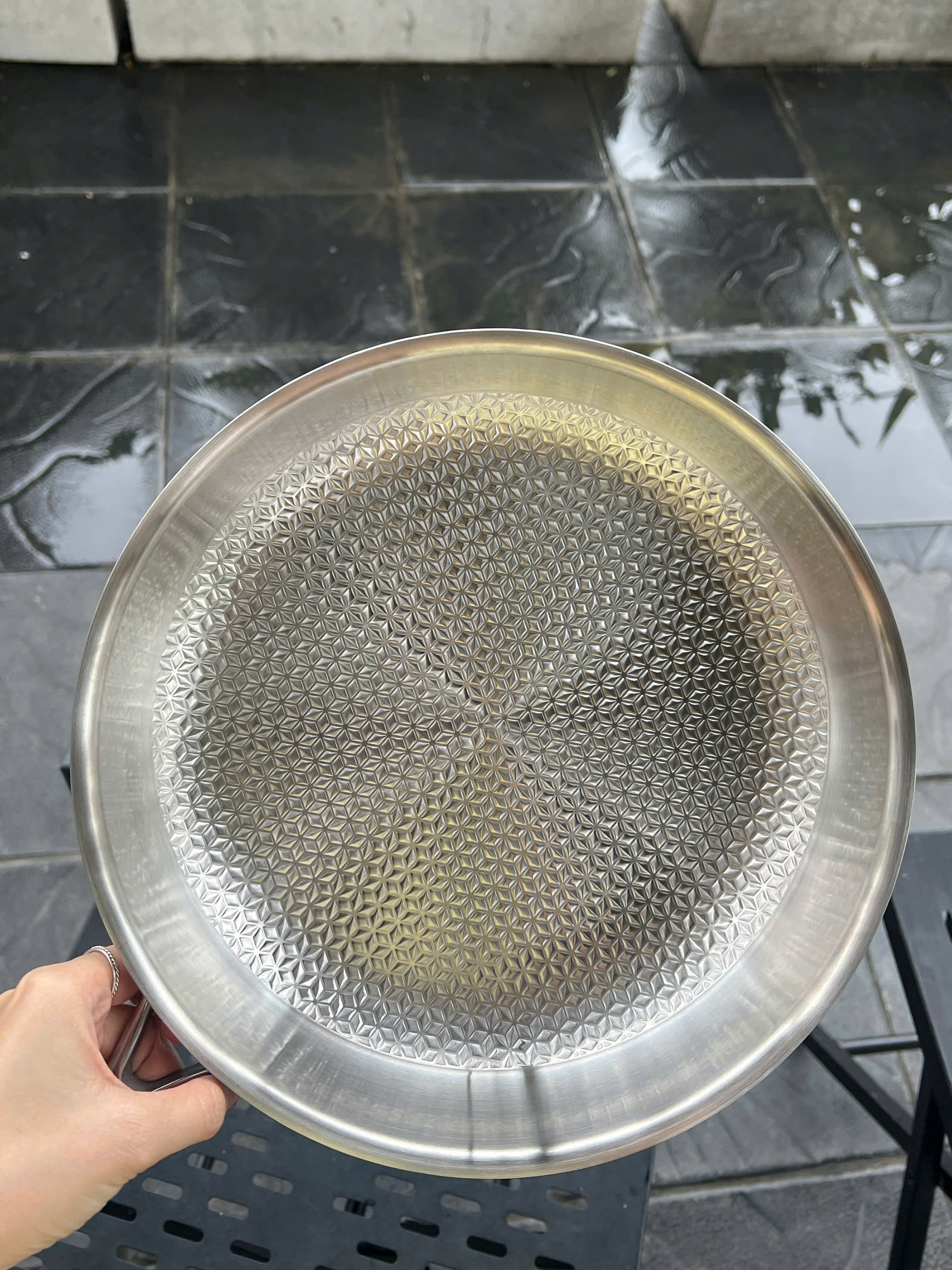 Chảo inox vân hoa Kailer, KL-V28