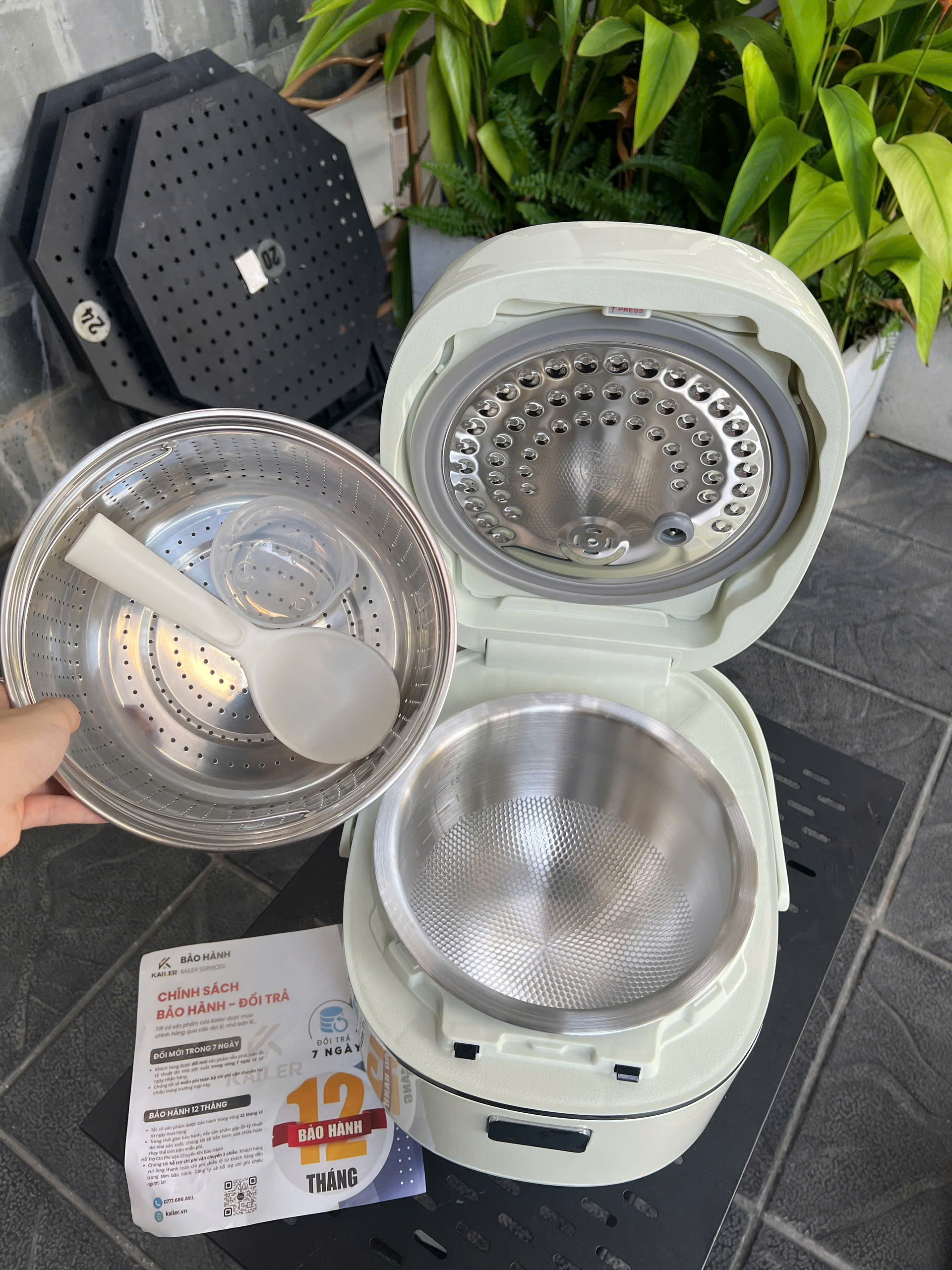 Nồi cơm điện Kailer 1.8l (4c/t), KL-RC2028