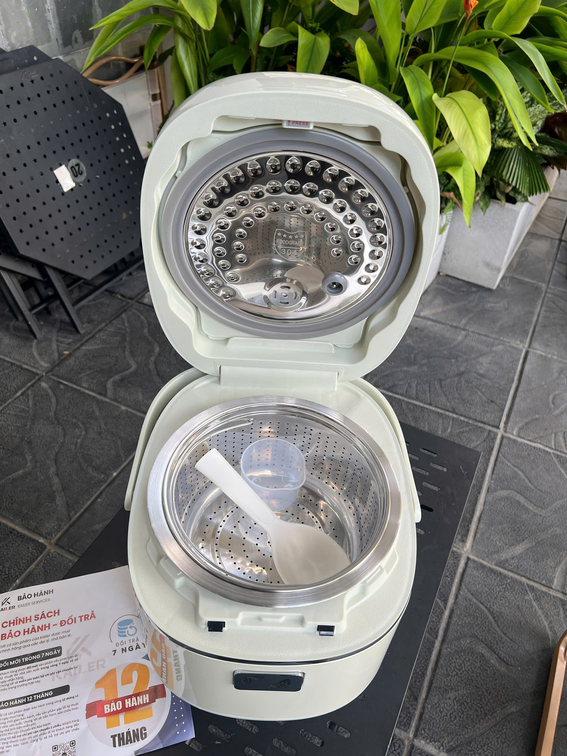 Nồi cơm điện Kailer 1.8l (4c/t), KL-RC2028