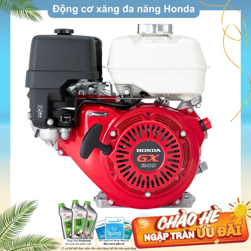 Động cơ xăng Honda GX240T2 QXQ5