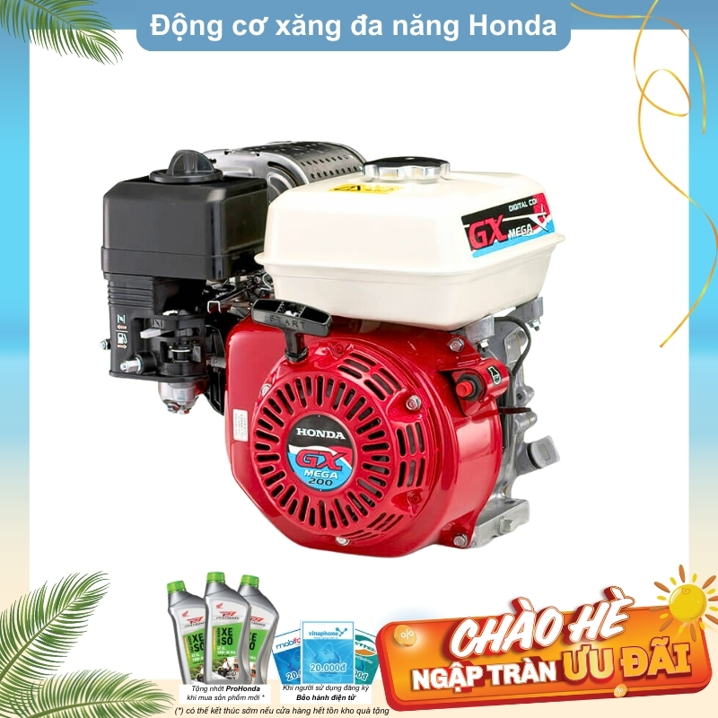 Động cơ xăng Honda GX200T2 LBH