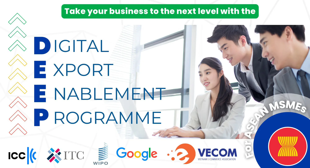 CHƯƠNG TRÌNH HỖ TRỢ DOANH NGHIỆP VỪA & NHỎ ASEAN XUẤT KHẨU TRÊN NỀN TẢNG TRỰC TUYẾN CHƯƠNG TRÌNH HỖ TRỢ DOANH NGHIỆP VỪA & NHỎ ASEAN XUẤT KHẨU TRÊN NỀN TẢNG TRỰC TUYẾN