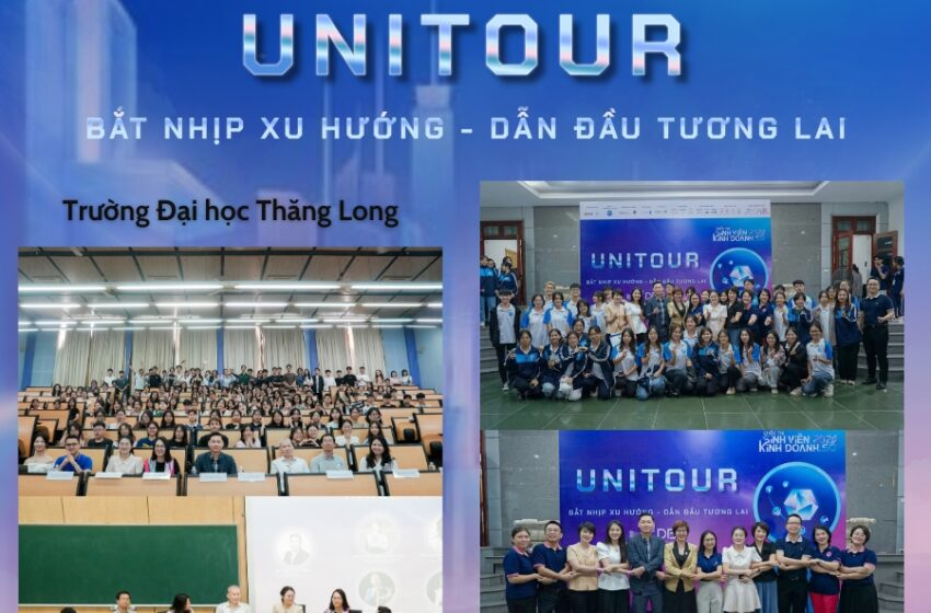 Unitour 2024 tại Trường Đại học Thăng Long và Trường Đại học Mở Hà Nội