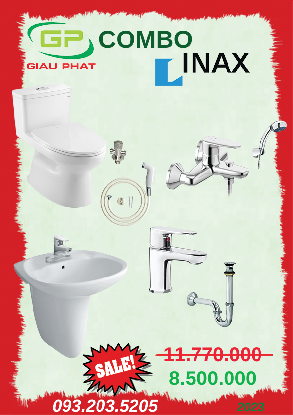 Combo thiết bị vệ sinh INAX | giauphat.com