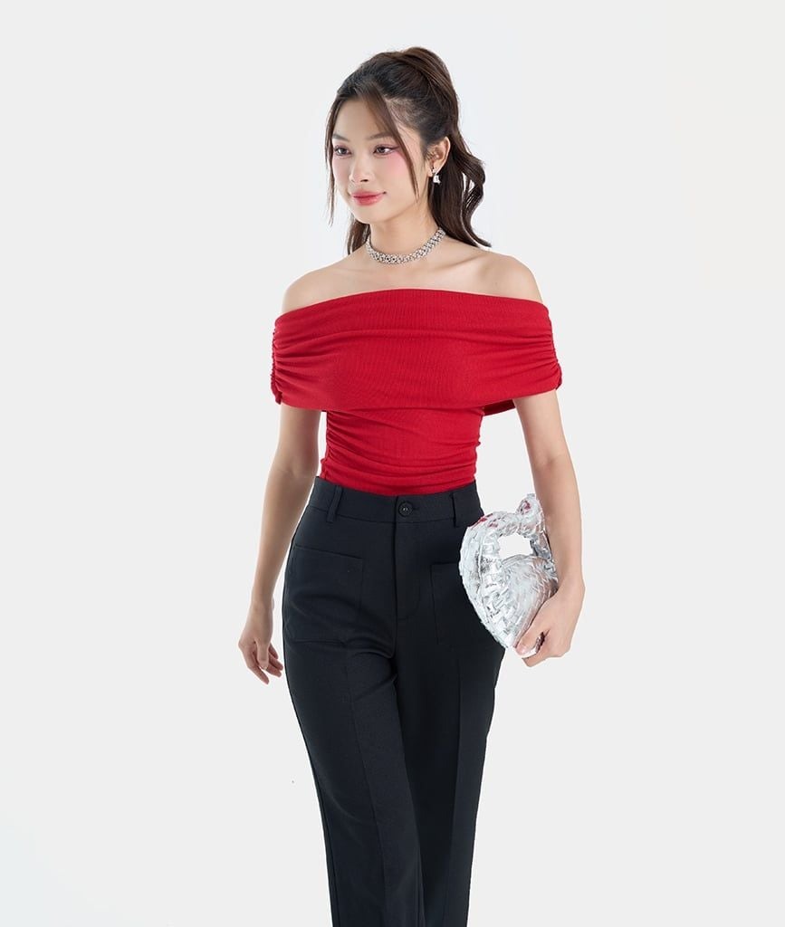 QUẦN TÂY DÁNG FIT TÚI TRƯỚC