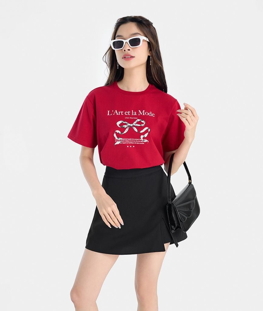 ÁO THUN FORM FIT IN NƠ
