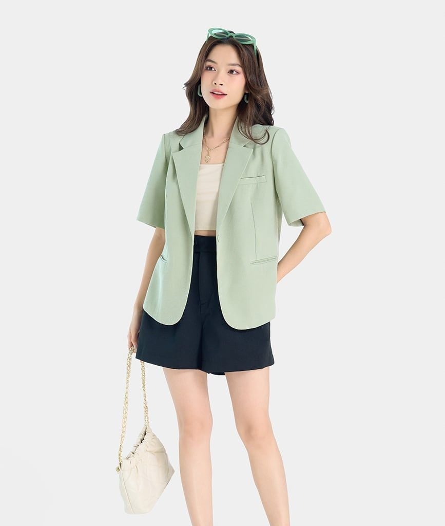 ÁO BLAZER TAY NGẮN