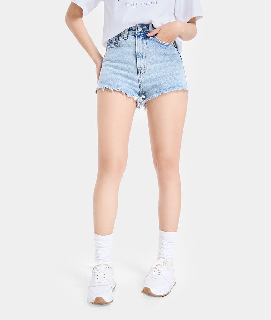 QUẦN SHORT DENIM CASUAL LAI TUA RUA