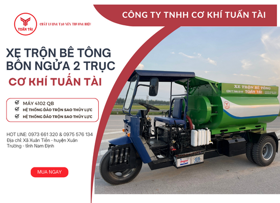 Xe trộn bê tông