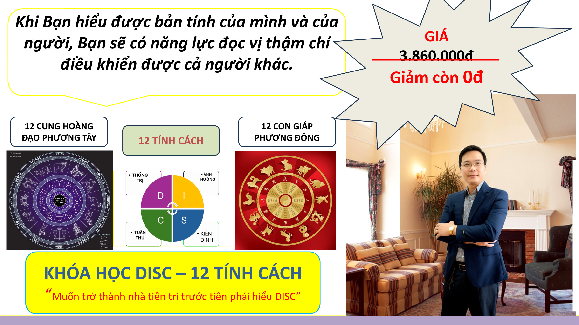KHÓA HỌC DISC – 12 TÍNH CÁCH
