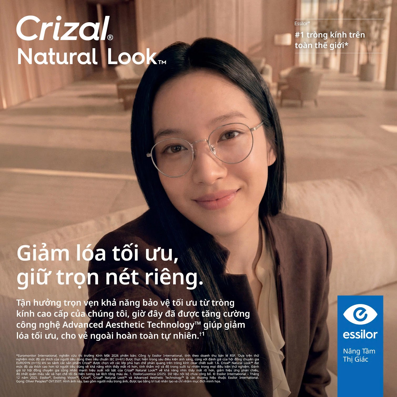 Tròng Kính Crizal Natural Look Là Gì?