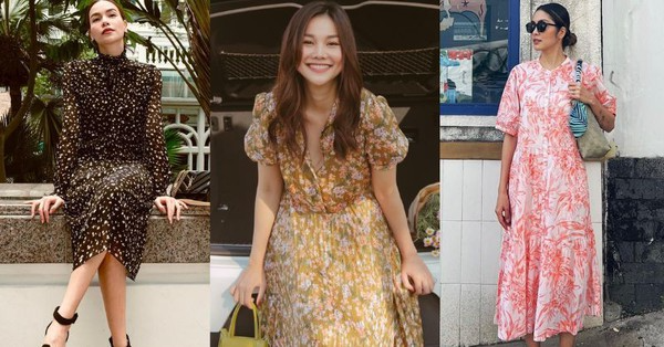 10 cách mặc váy họa tiết giúp vẻ ngoài trẻ trung hơn tuổi trong dịp Tết