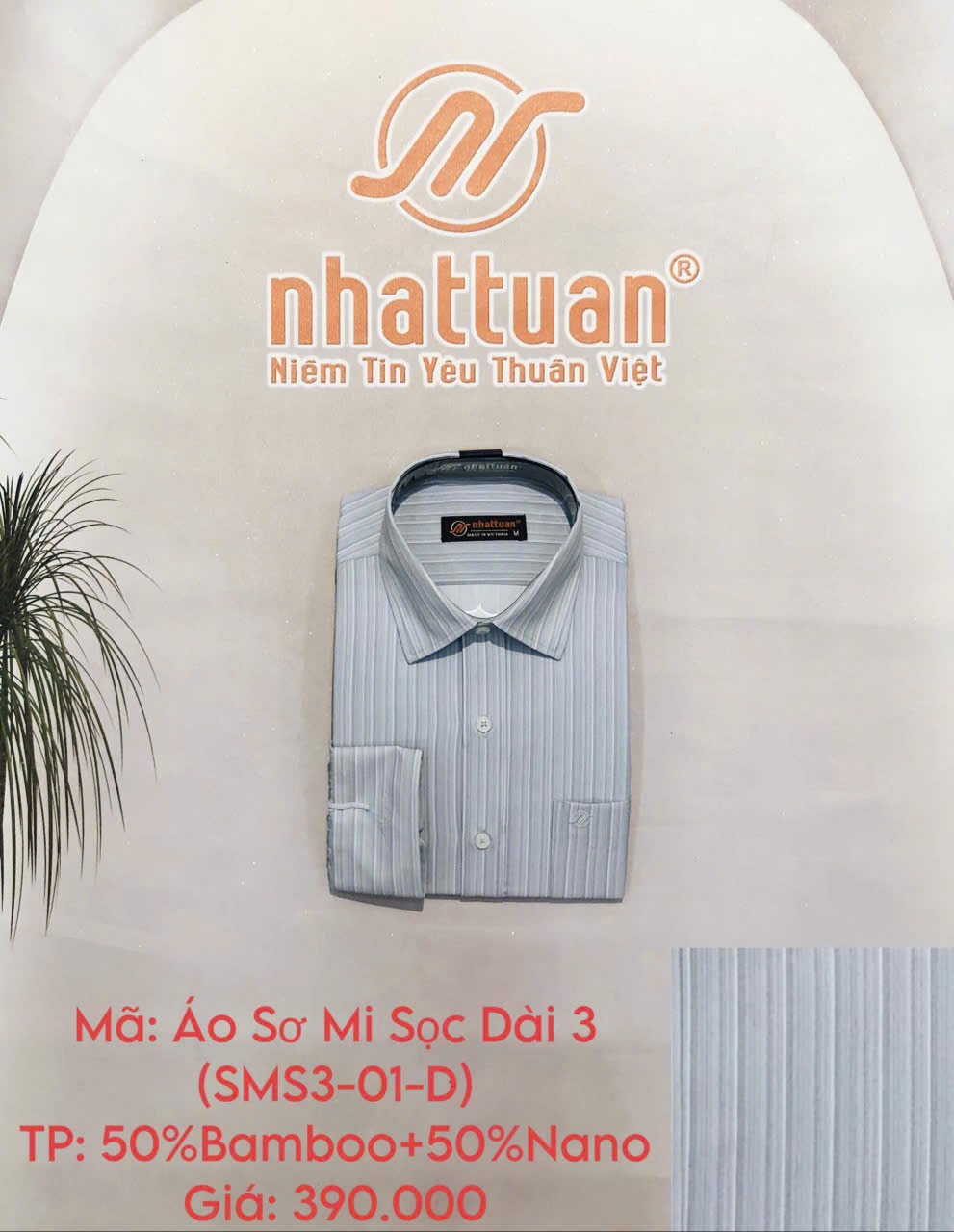 ÁO SƠ MI SỌC TAY DÀI