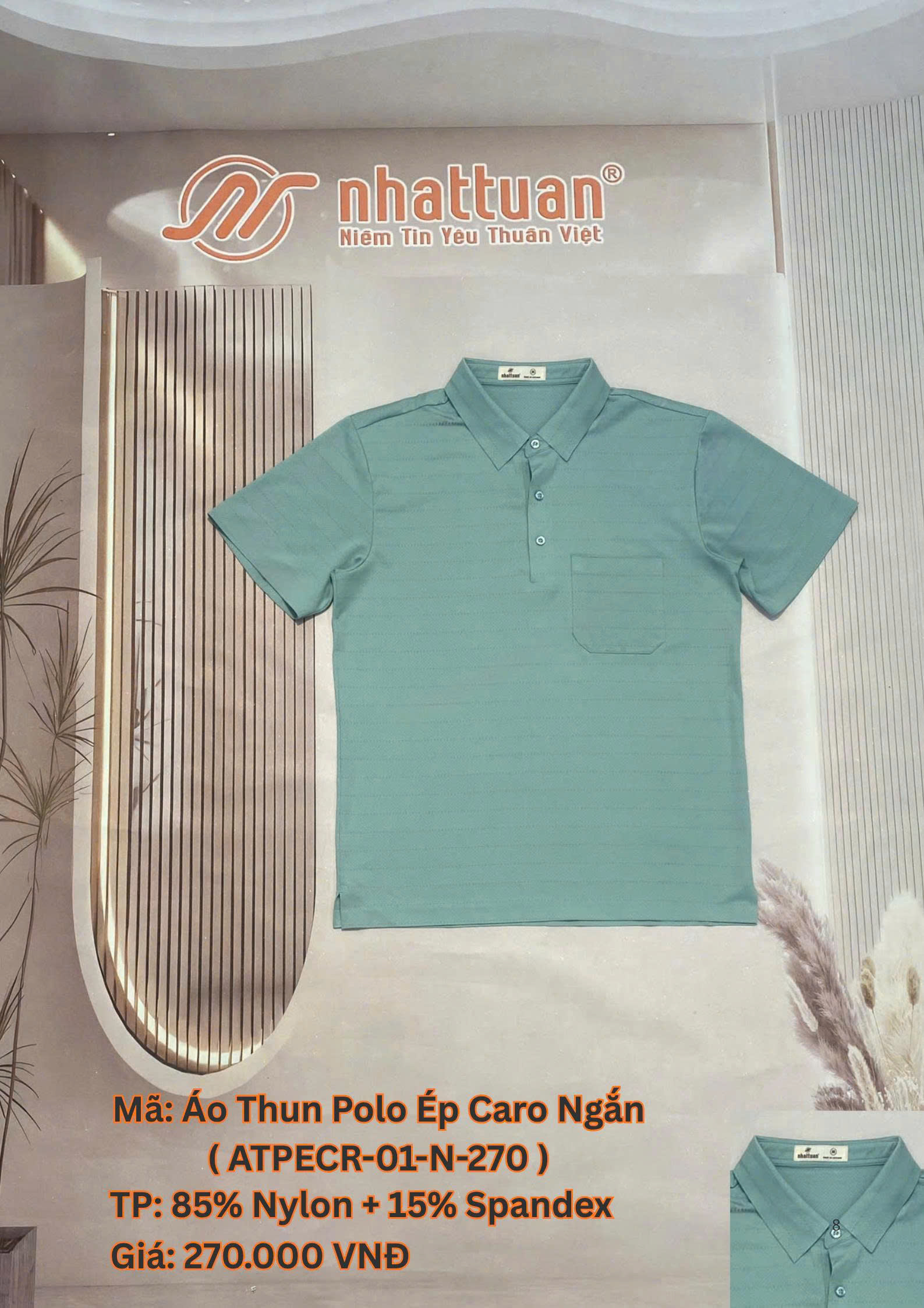 ÁO POLO NAM ÉP CARO