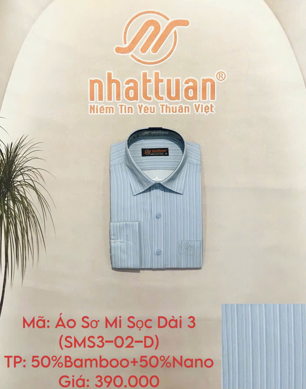 ÁO SƠ MI SỌC TAY DÀI