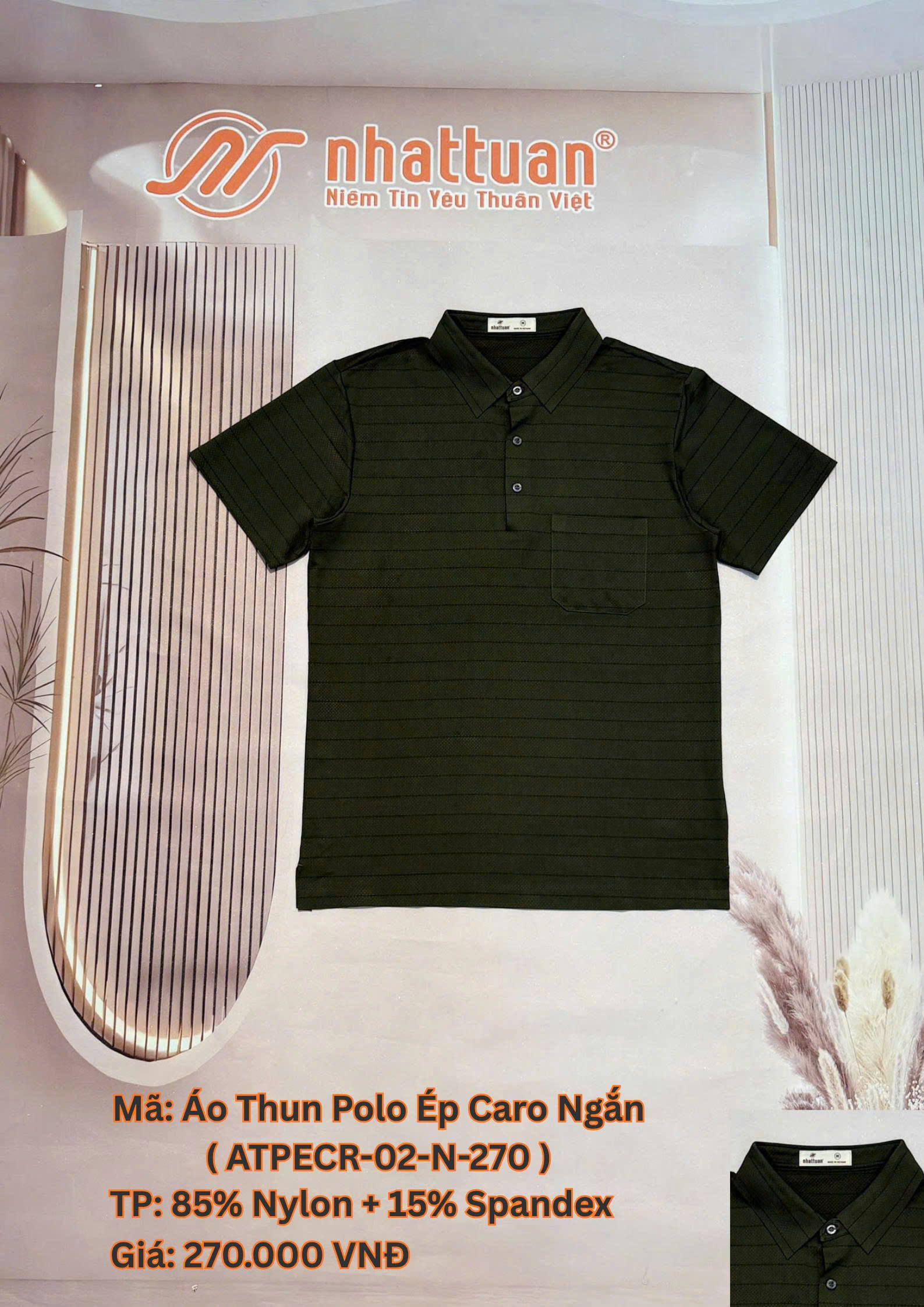 ÁO POLO NAM ÉP CARO