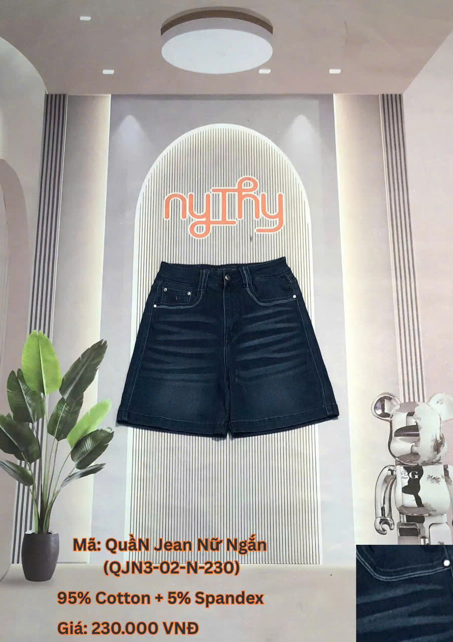 QUẦN JEAN NỮ NGẮN
