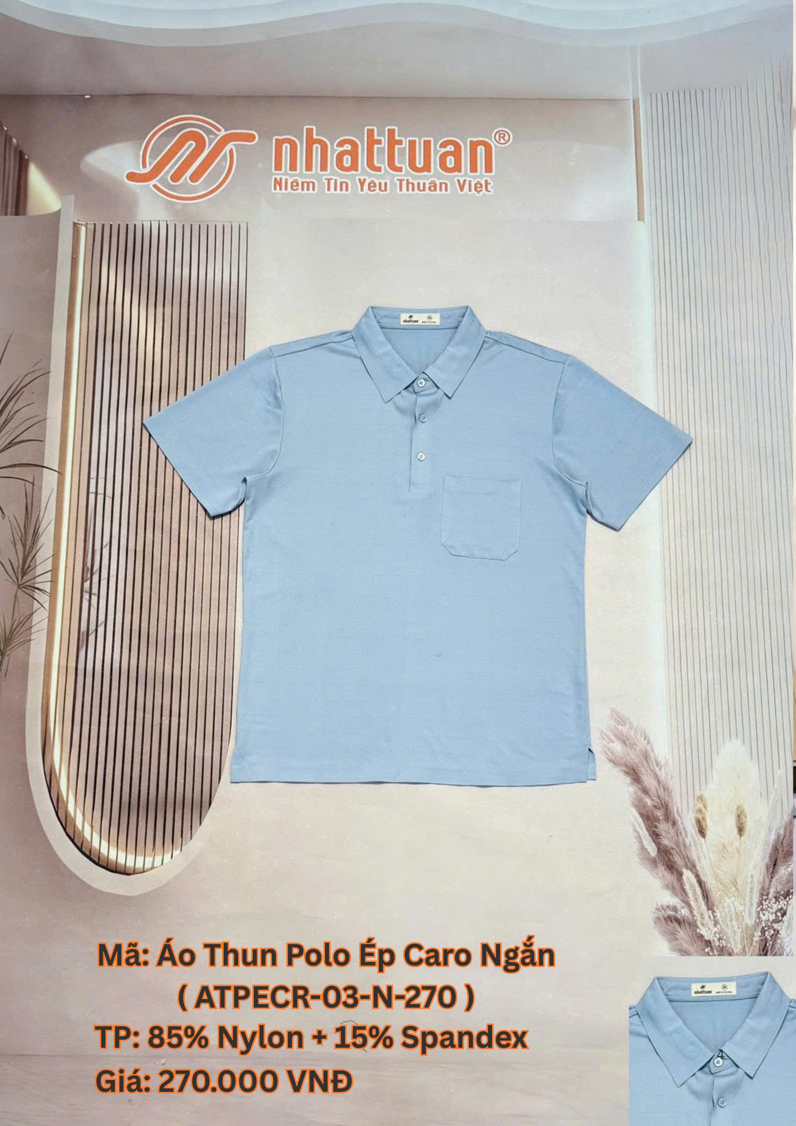ÁO POLO NAM ÉP CARO