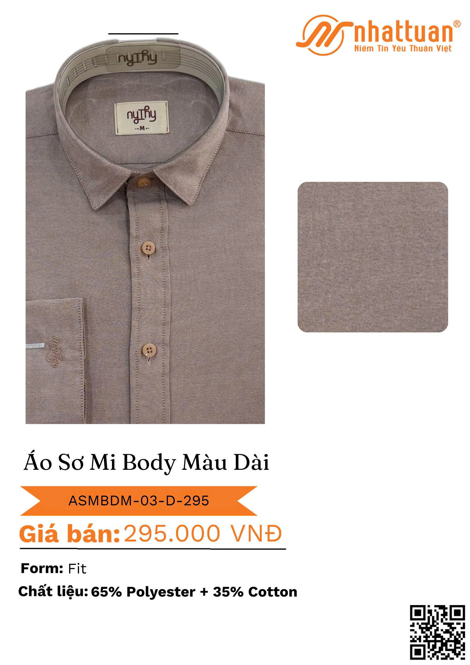 ÁO SƠ MI BODY MÀU DÀI