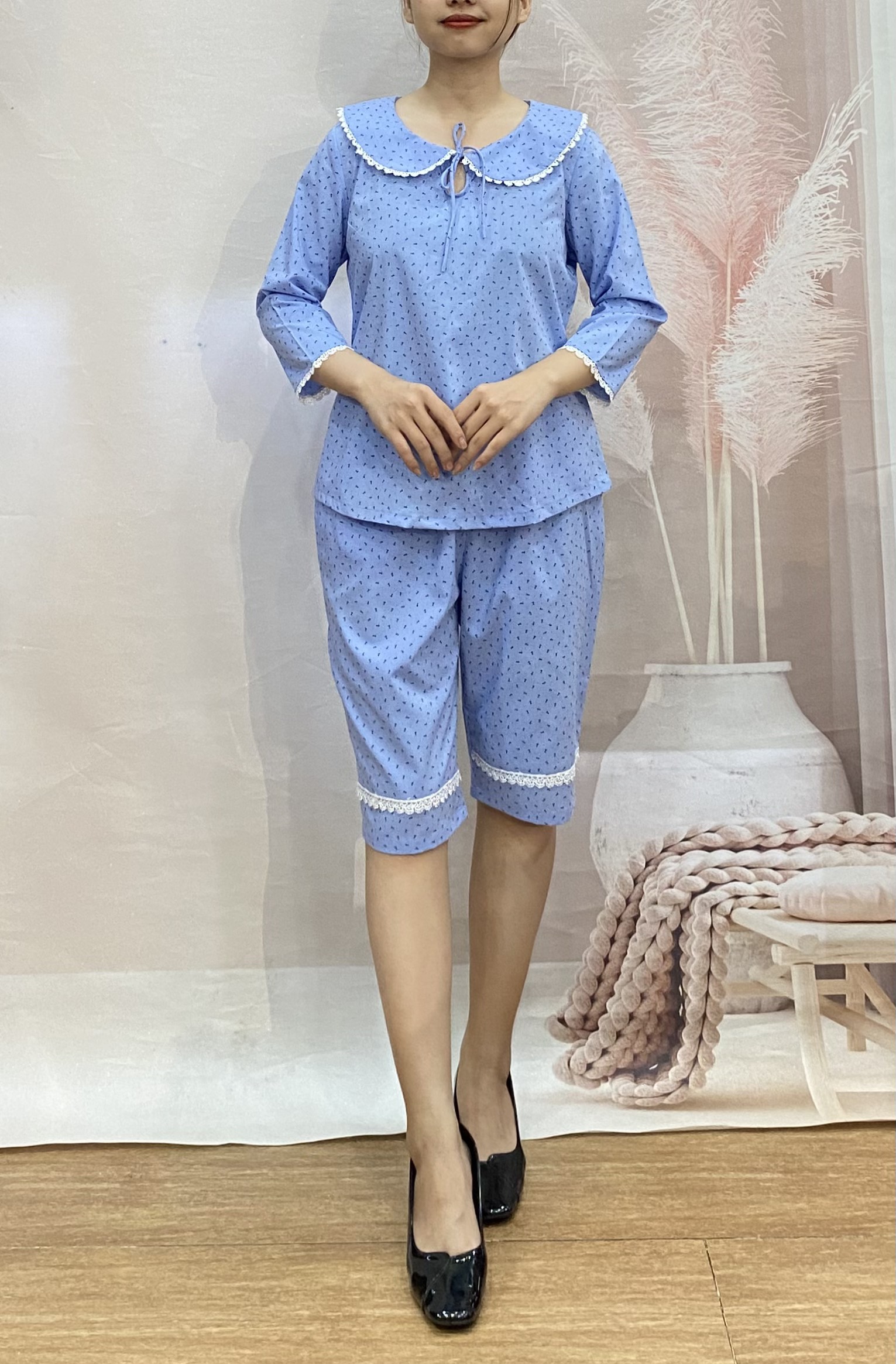 Sét bộ nữ ngắn ngủ, mặc ở nhà ( kiểu 2-240 )