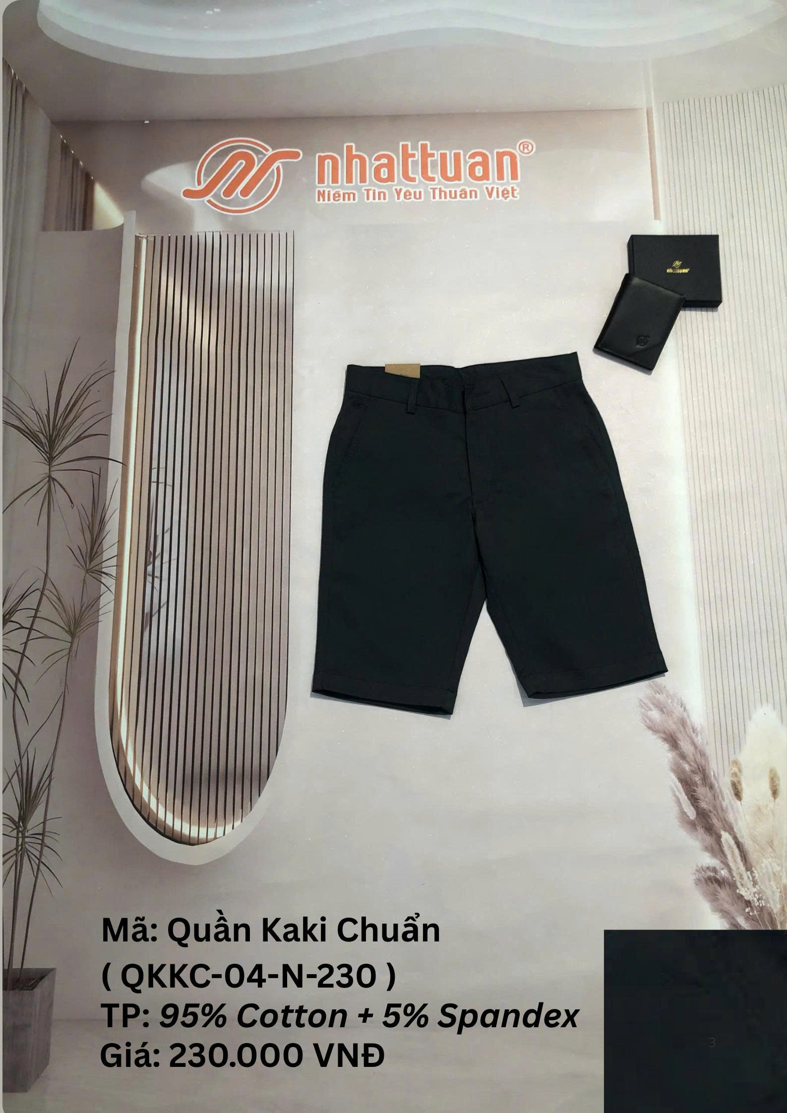 QUẦN KAKI CHUẨN NGẮN