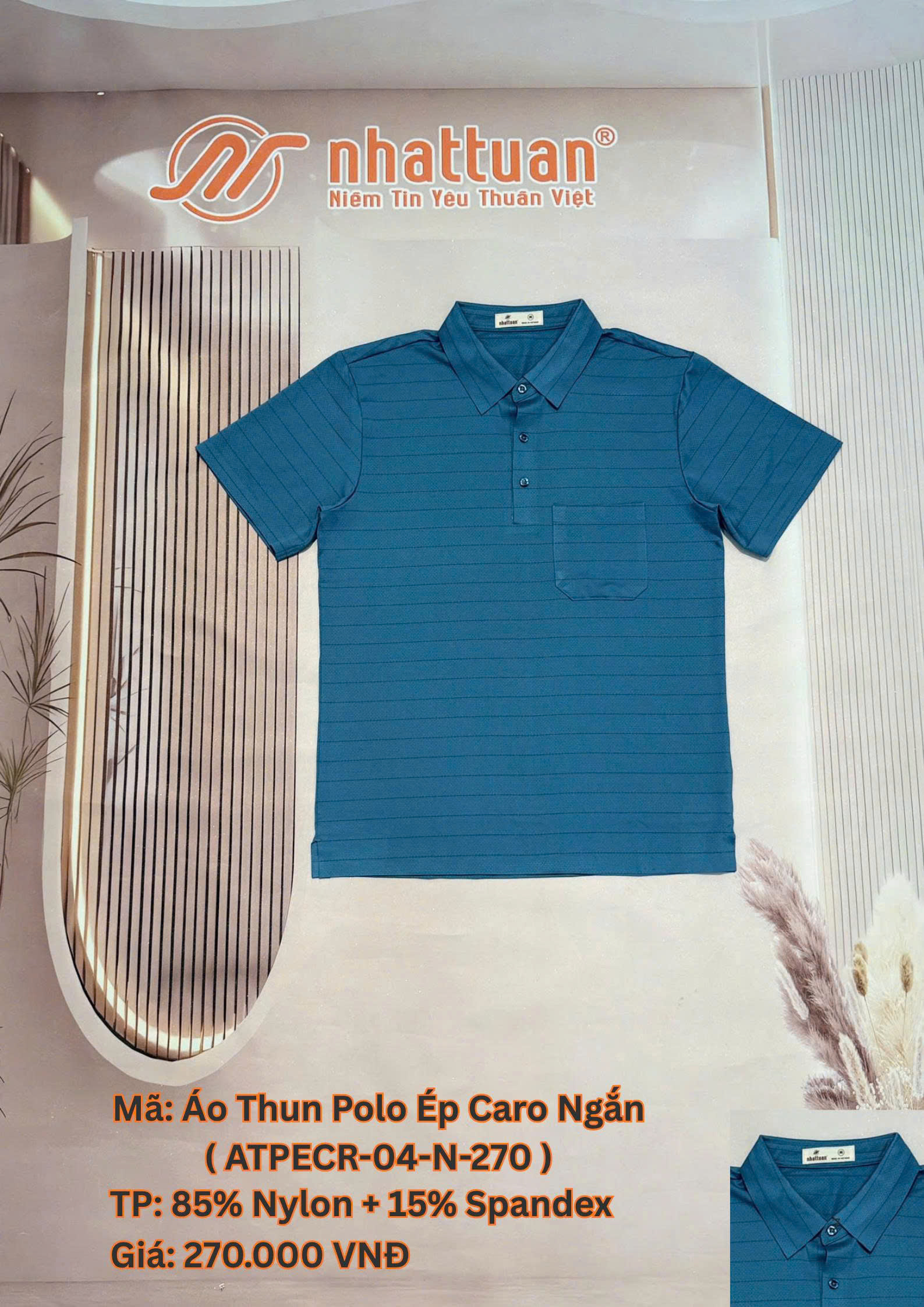 ÁO POLO NAM ÉP CARO