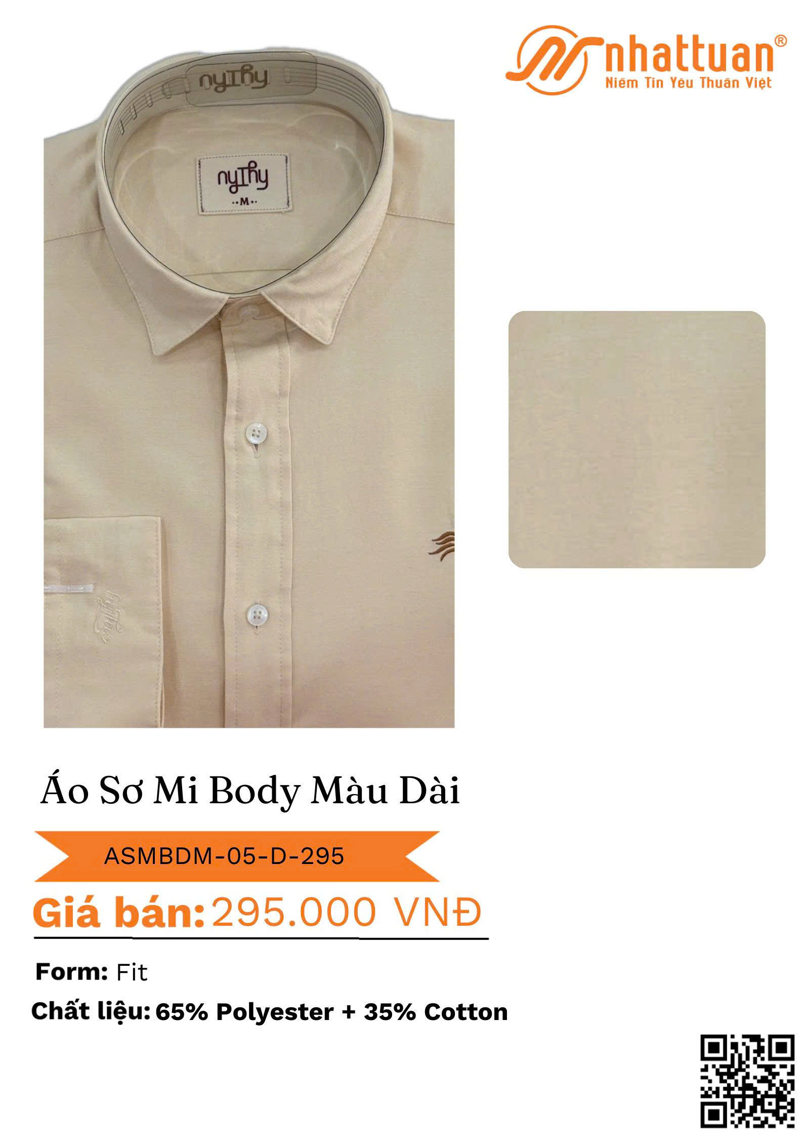 ÁO SƠ MI BODY MÀU DÀI