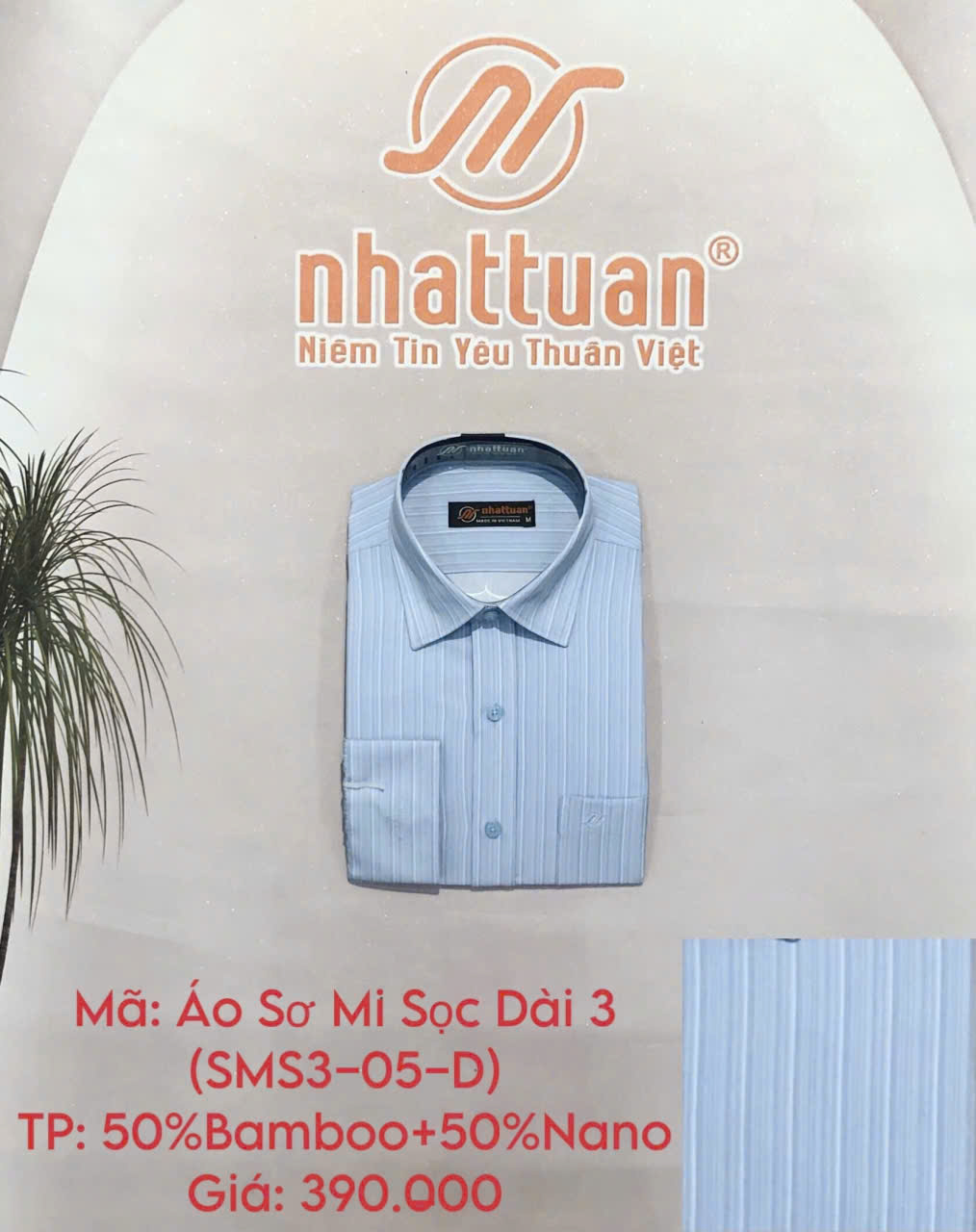 ÁO SƠ MI SỌC TAY DÀI