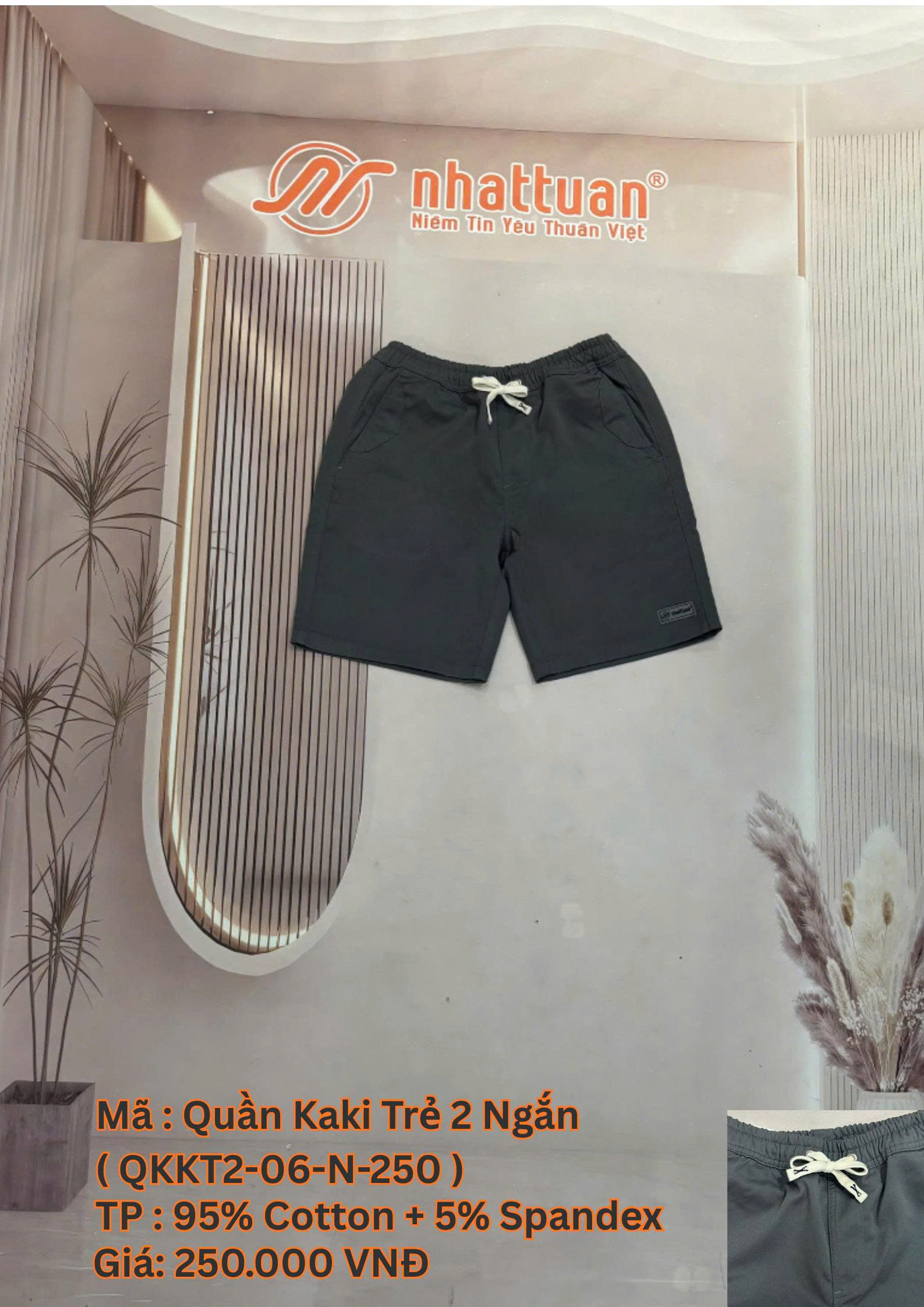 QUẦN KAKI TRẺ 2 NGẮN