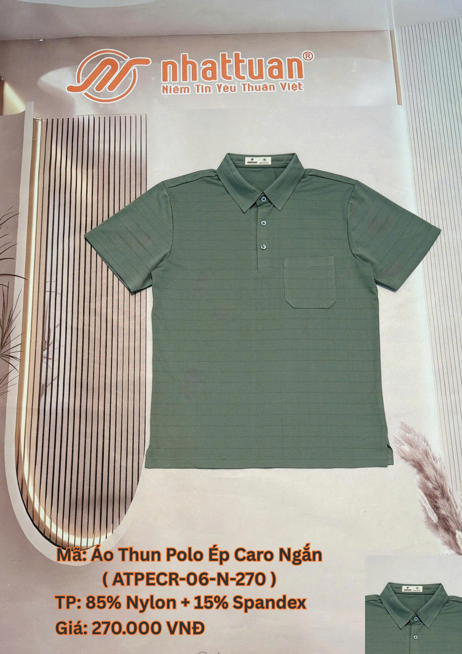 ÁO POLO NAM ÉP CARO