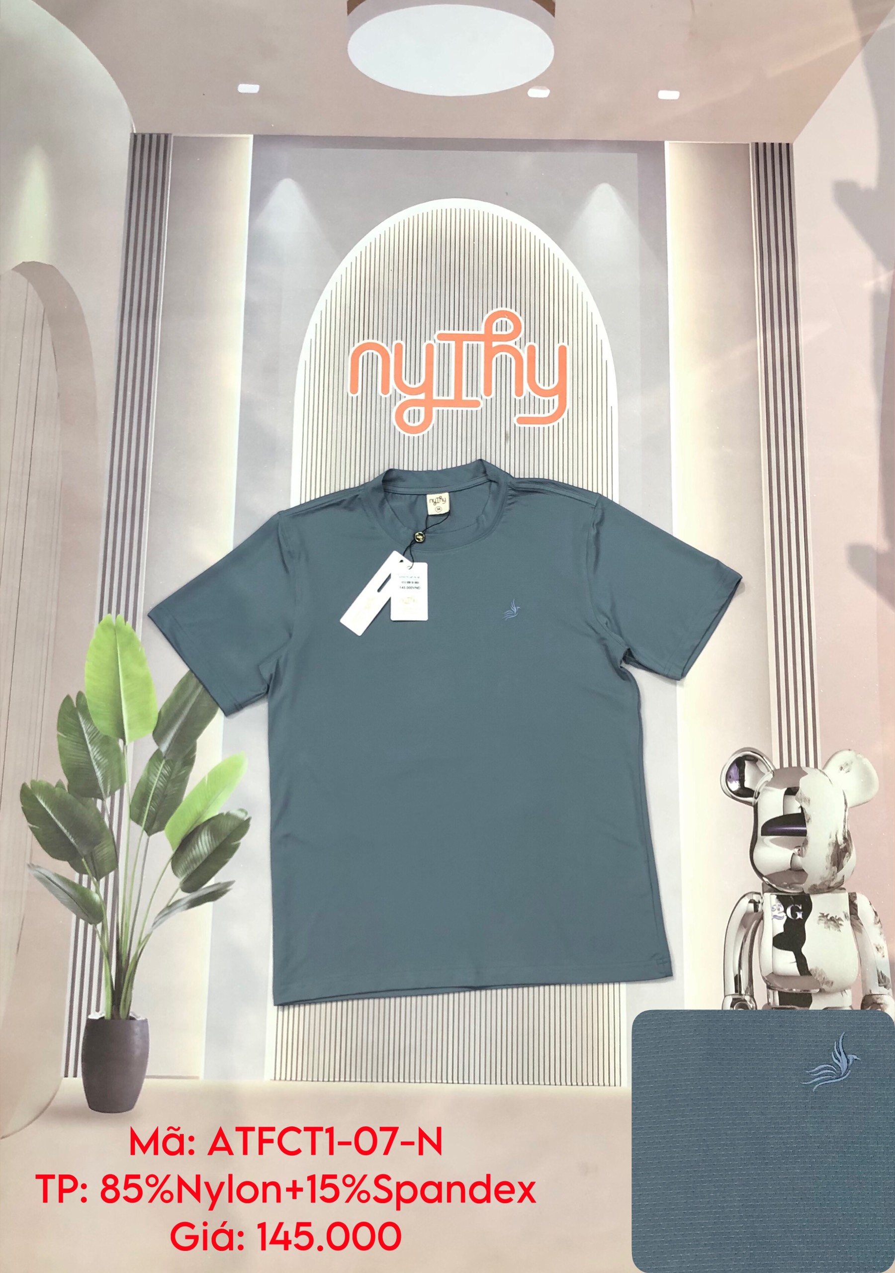 ÁO THUN NAM CỔ TRÒN