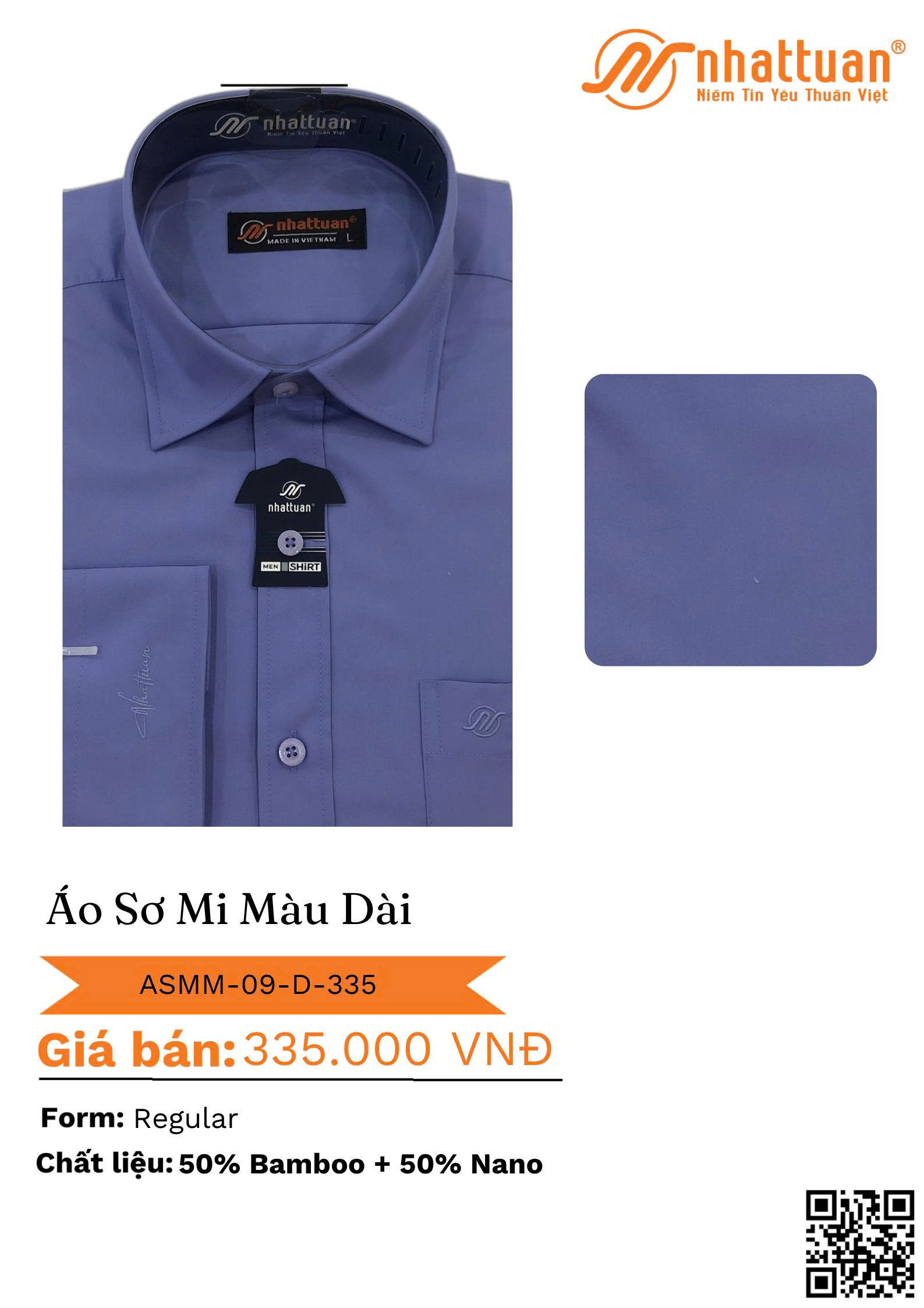 ÁO SƠ MI MÀU TAY DÀI