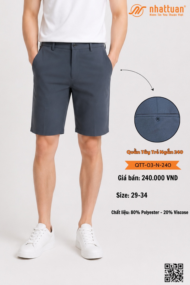 Quần Tây Trẻ Ngắn 240.