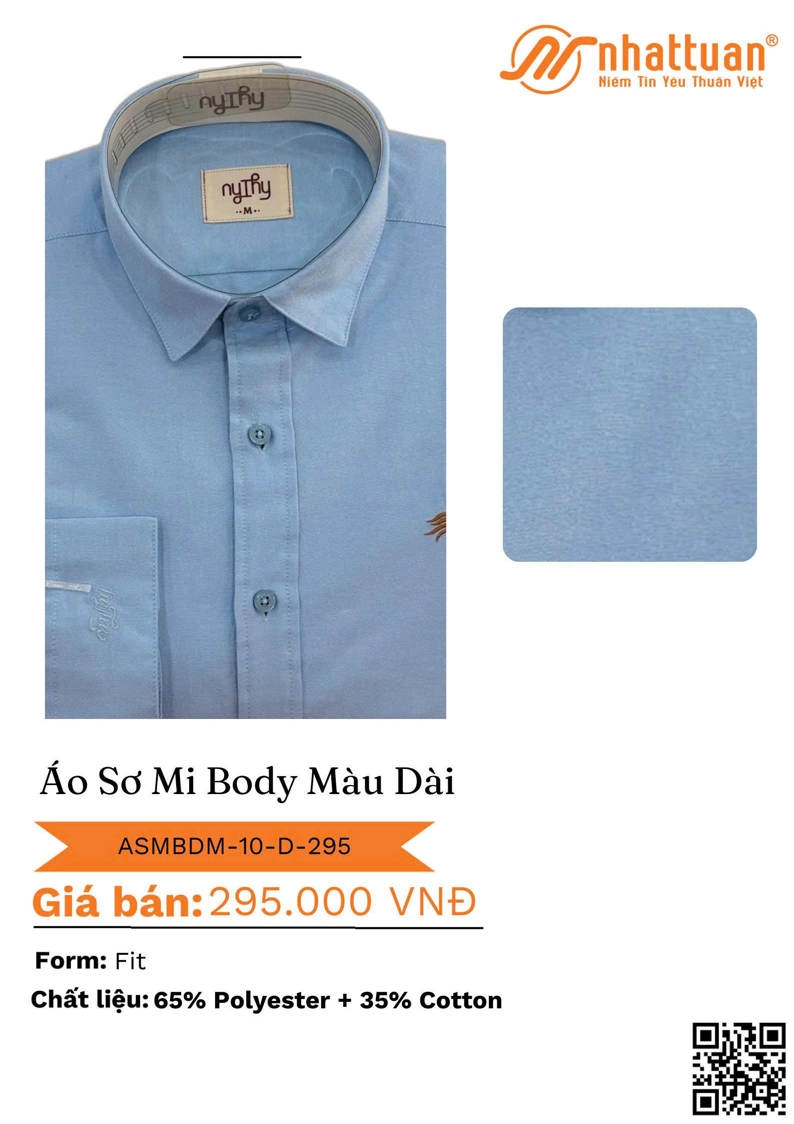 ÁO SƠ MI BODY MÀU DÀI