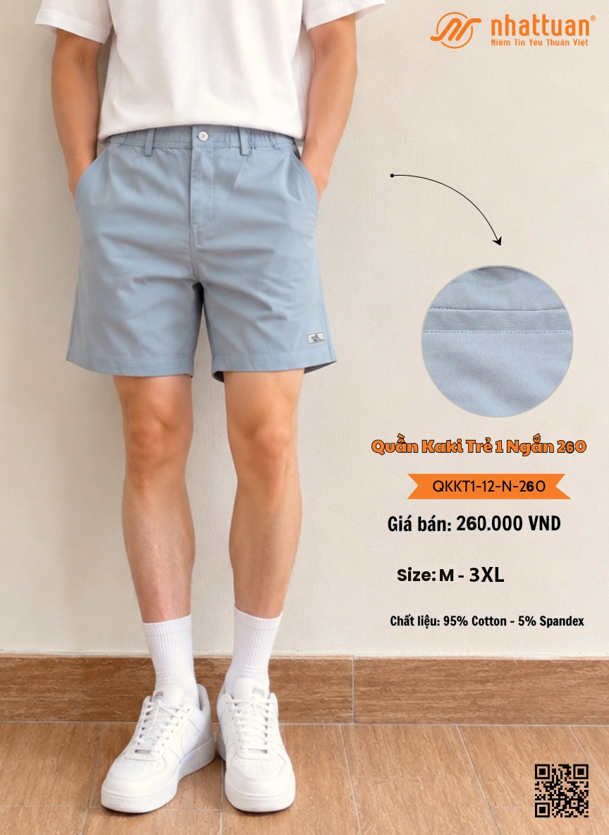 Quần Kaki Trẻ 1 - Ngắn 260.