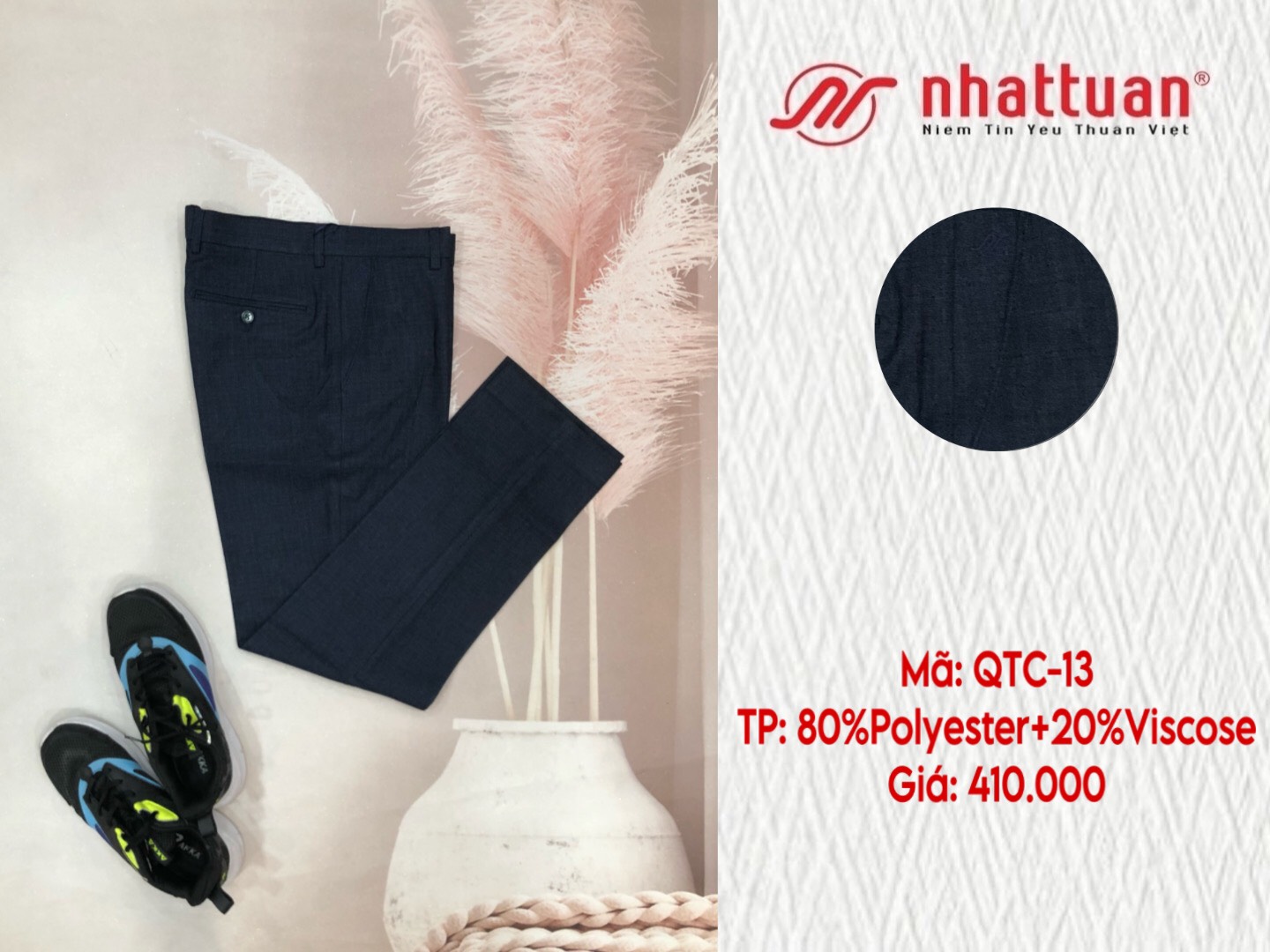 Quần tây chuẩn nam dài 410(30-34)