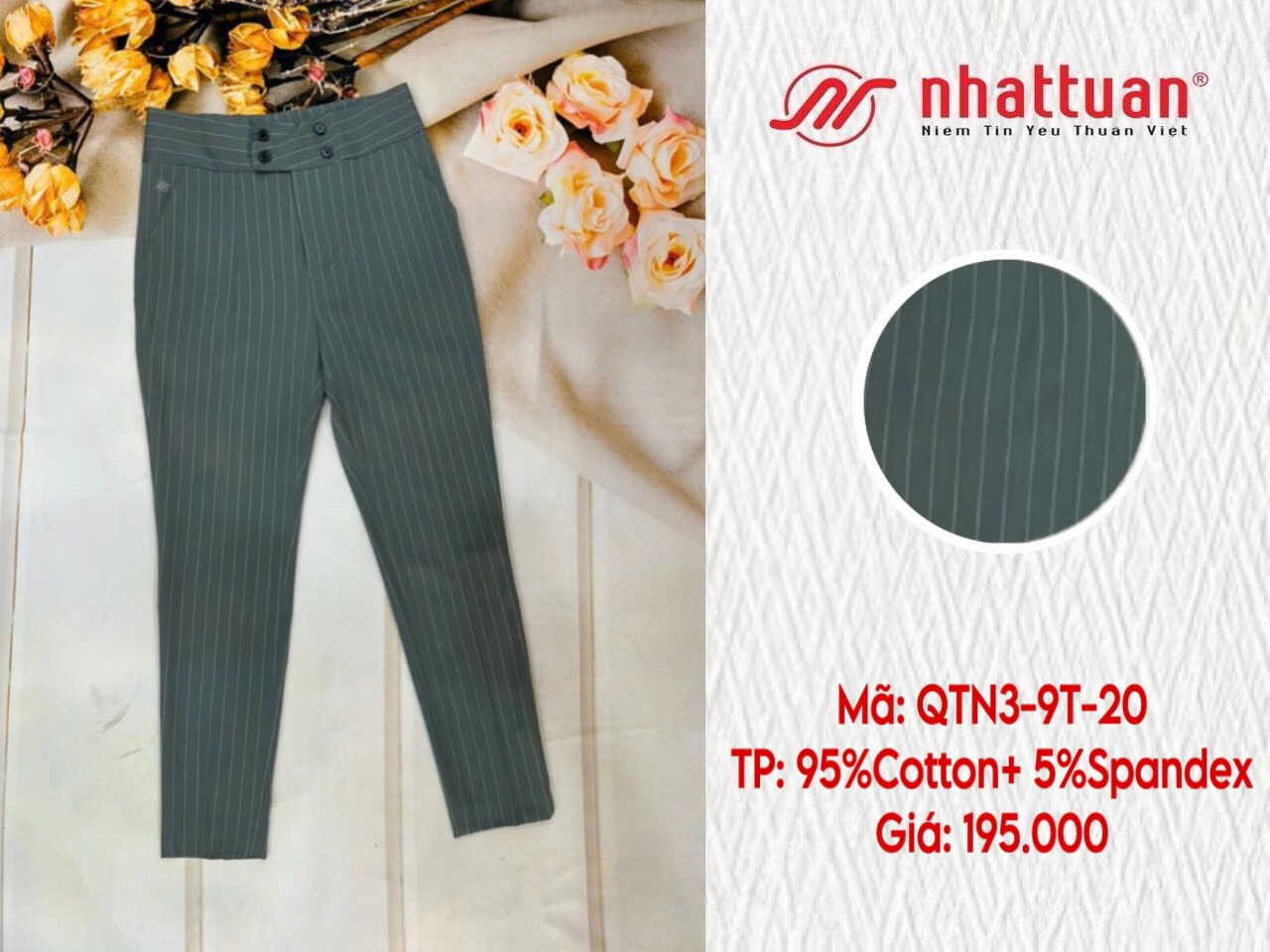 Quần tây nữ 9 tấc trẻ trung - thanh lịch ( kiểu 3 )