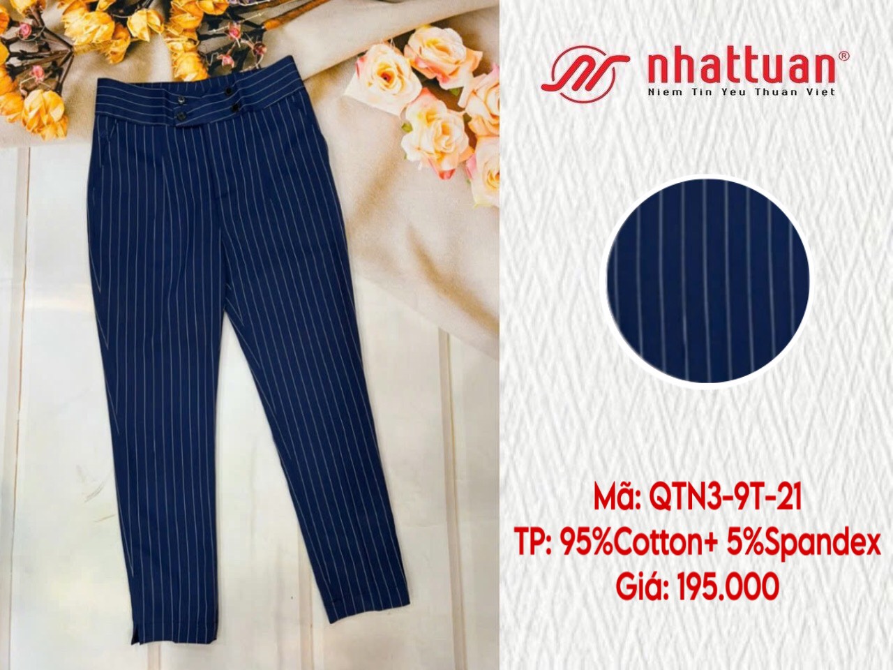 Quần tây nữ 9 tấc trẻ trung - thanh lịch ( kiểu 3 )