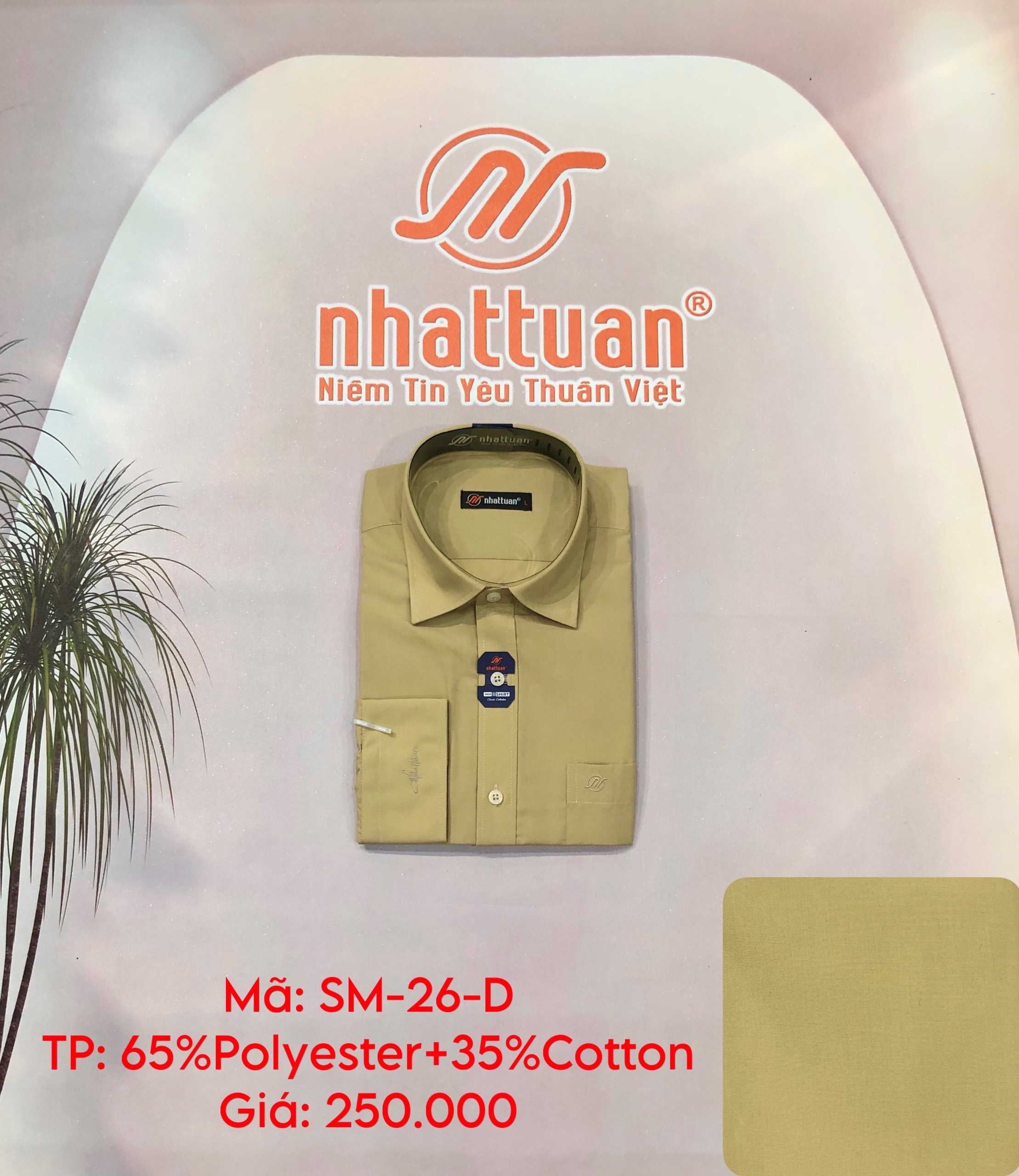 ÁO SƠ MI NAM TAY DÀI