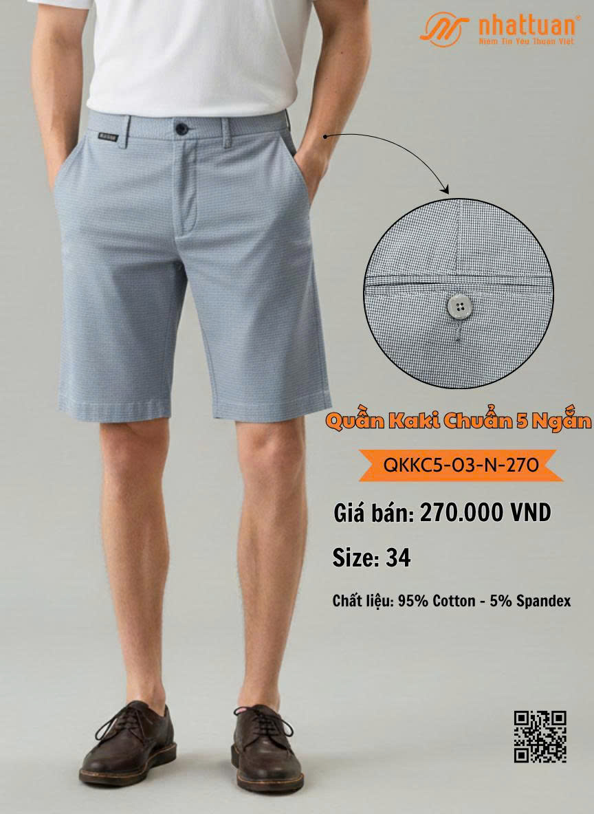 Quần Kaki Chuẩn 5-03 Ngắn 270